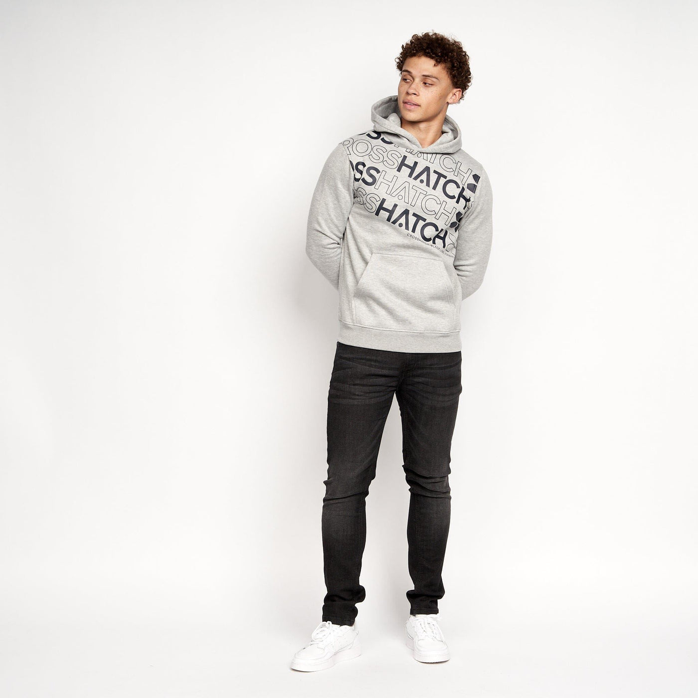 Mens Shardo Hoodie 2pk Navy/Grey Marl