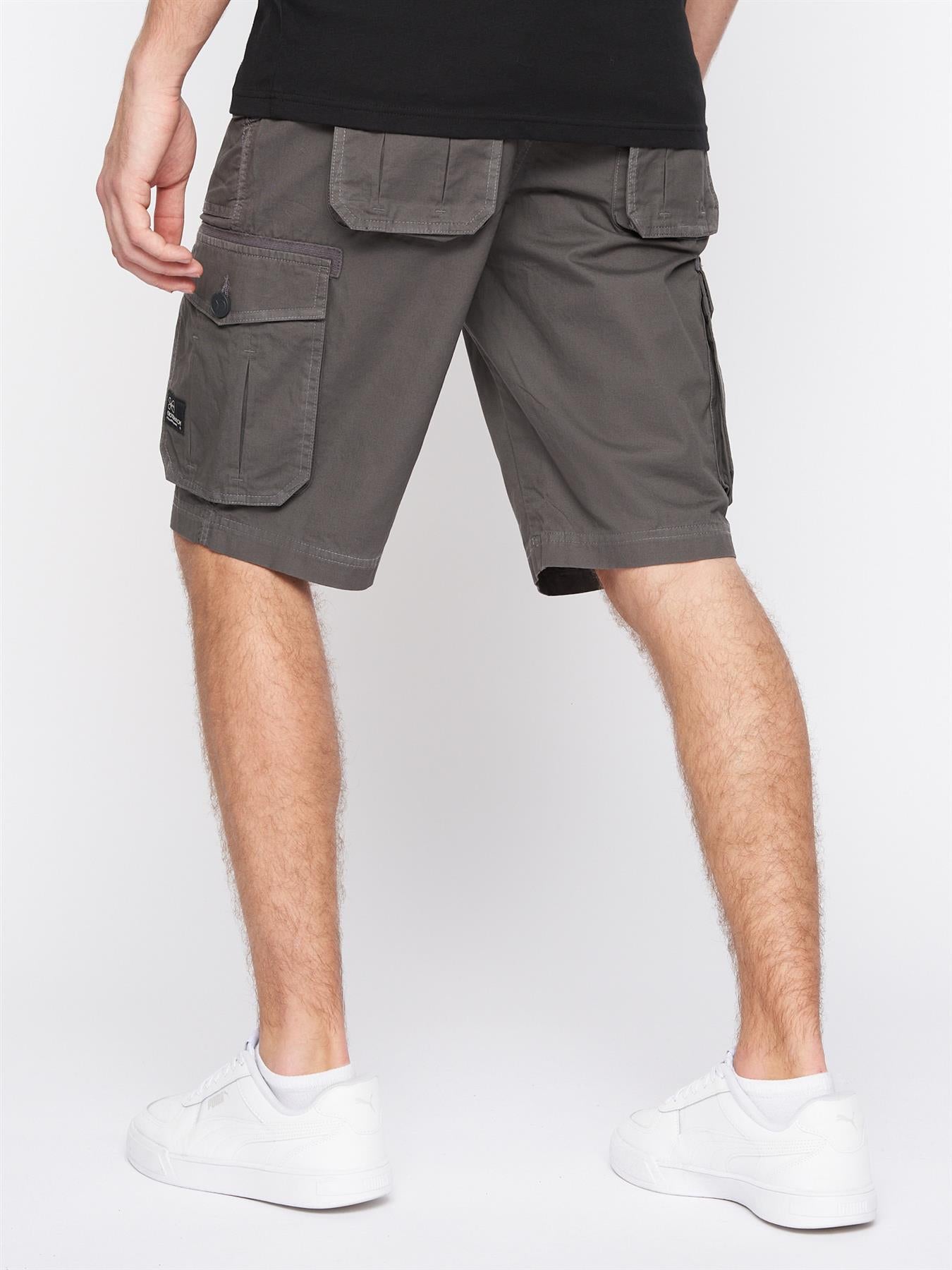 Kyron Cargo Shorts Charcoal