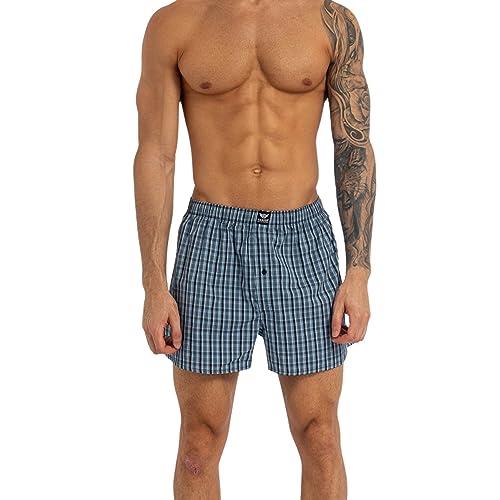 Men's Nightling Woven Boxers 6pk Blues