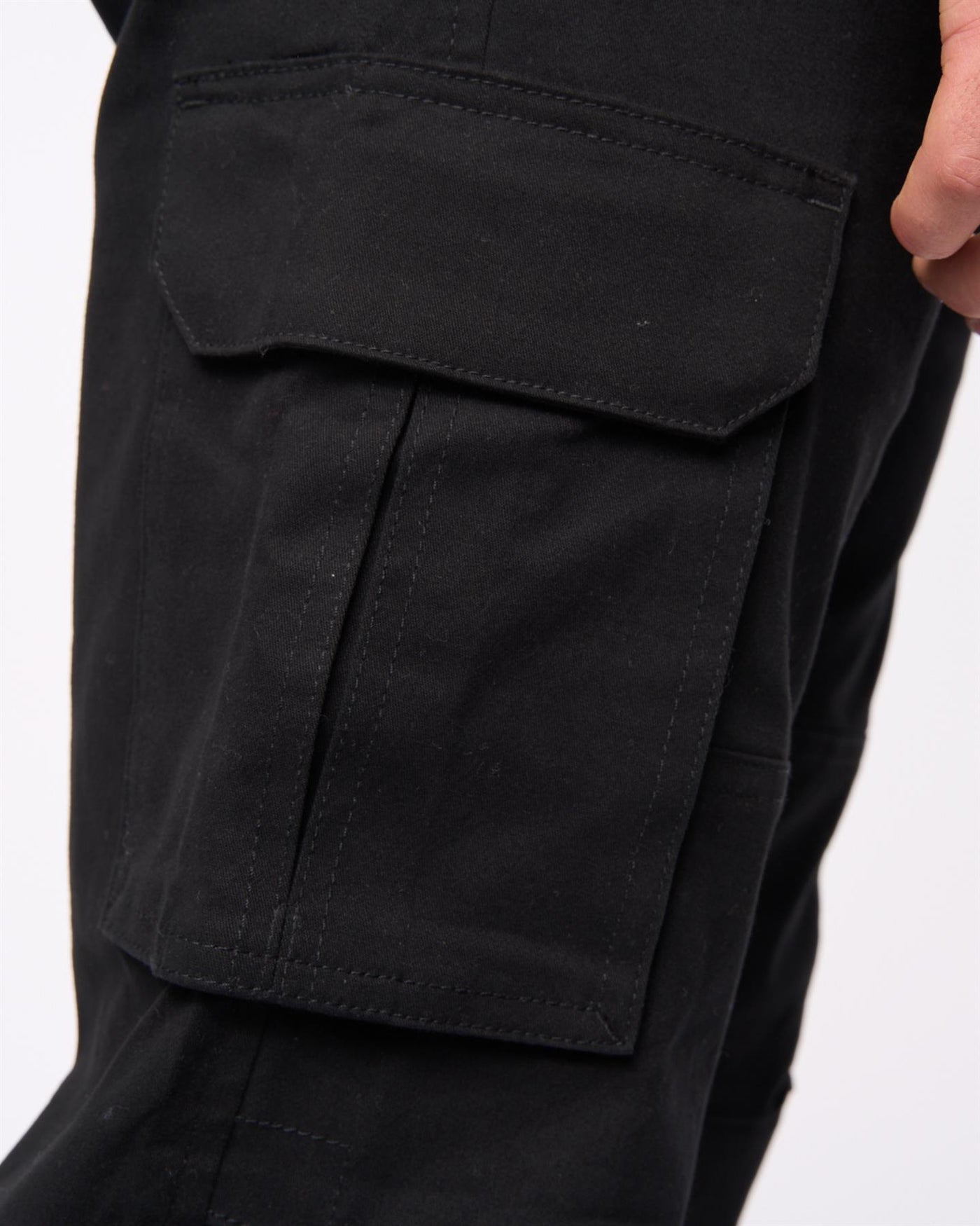 Mens Pendles Cargo Pants Black