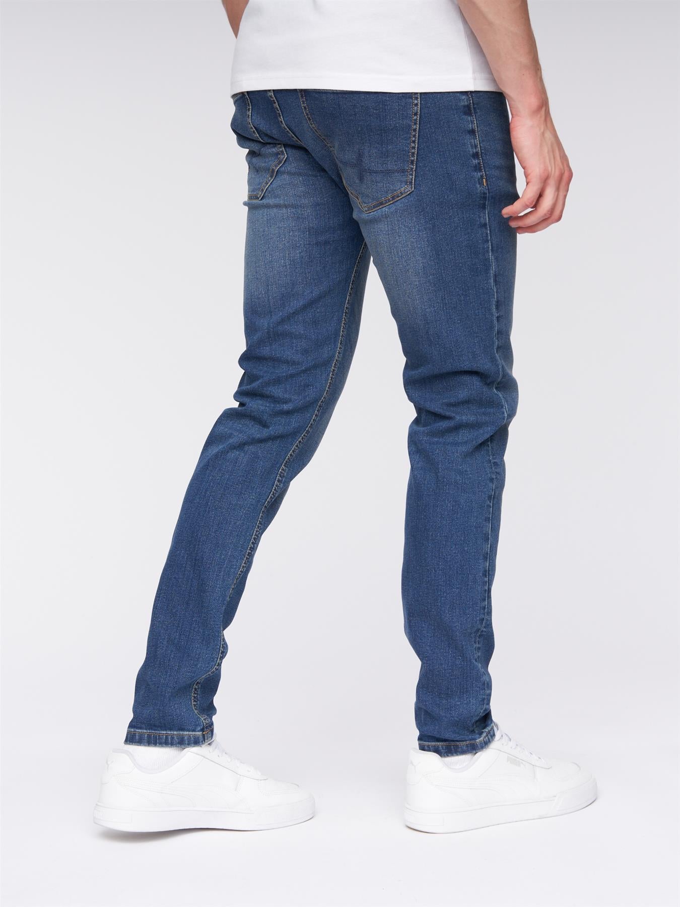 Mens Mayhen Slim Fit Jeans Stone Wash