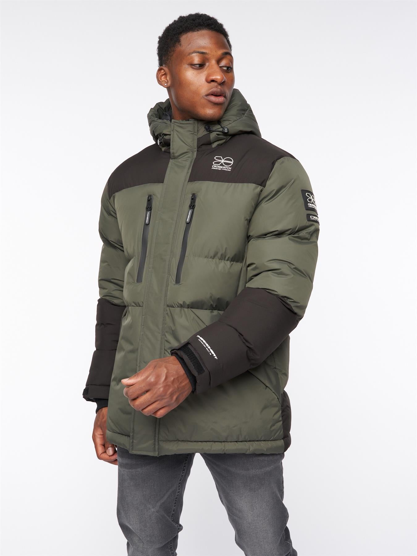 Mens Squadage Panel Jacket Olive