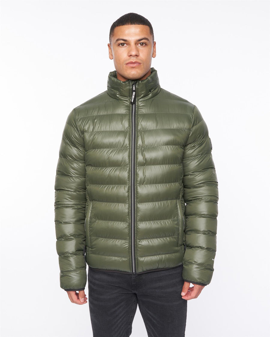 Mens Shemmy Two Quilted Jacket Dark Olive