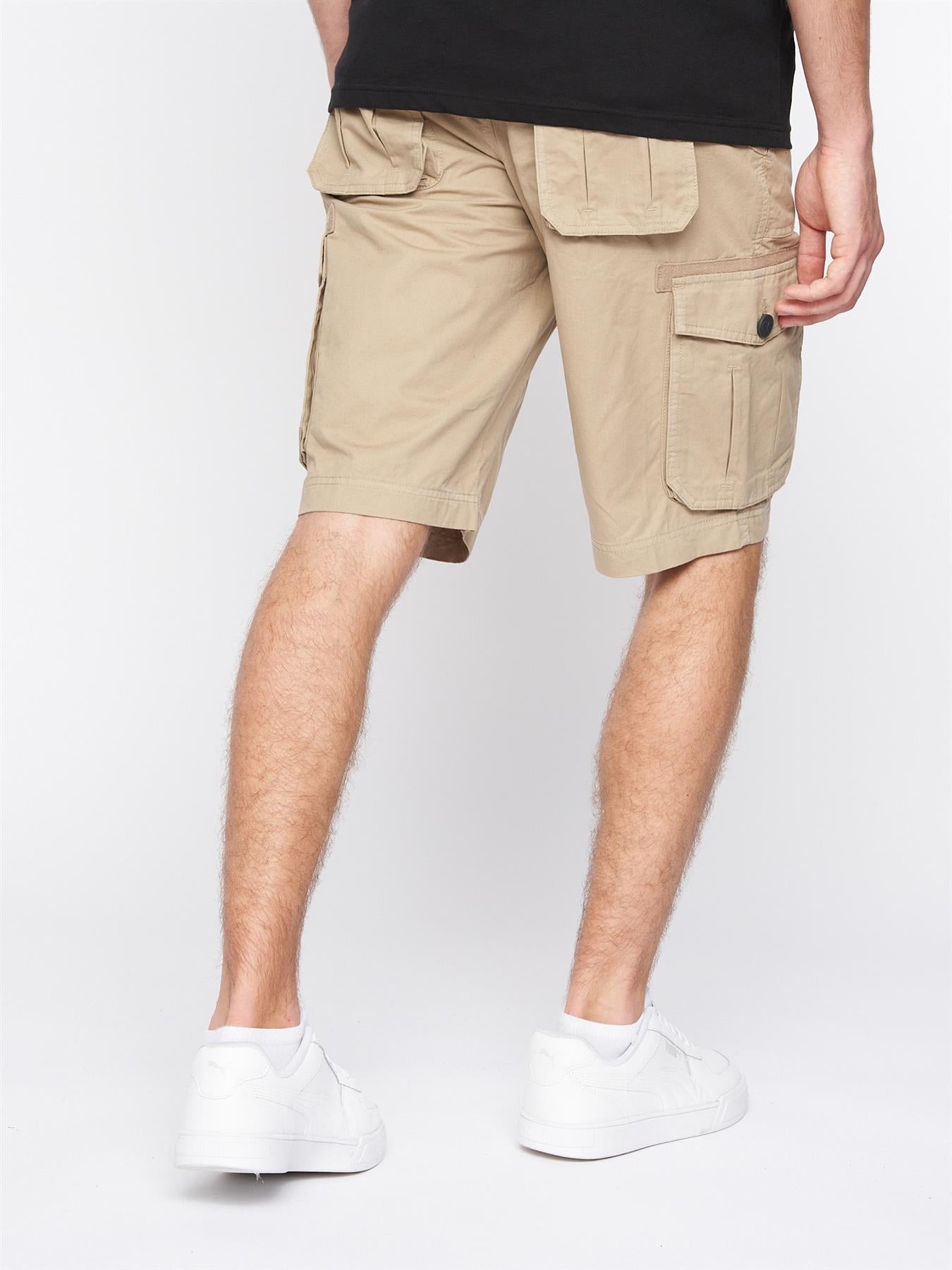 Kyron Cargo Shorts Stone