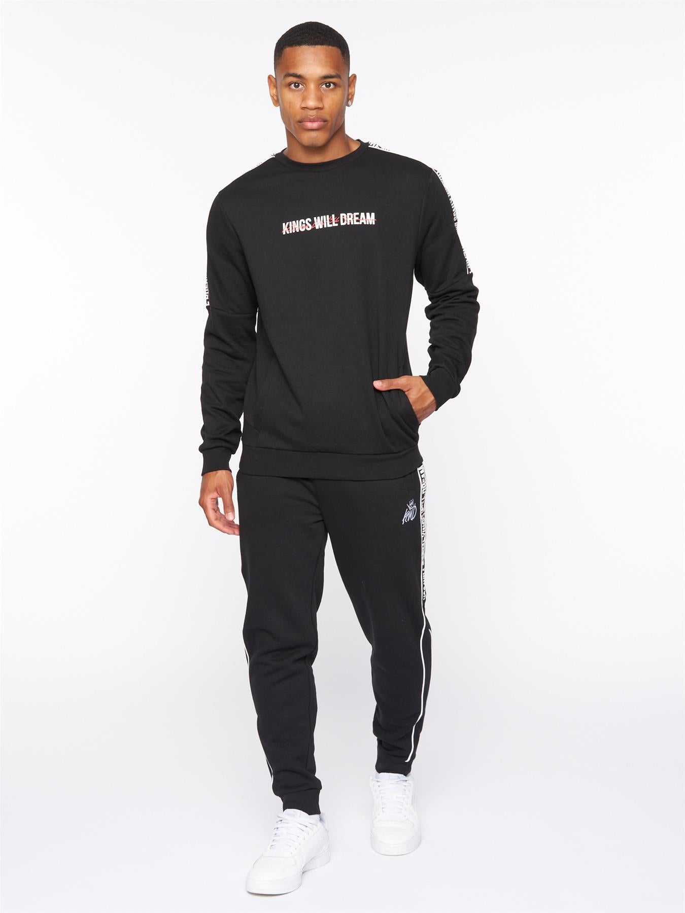 Mens Bexley Tracksuit Sweat Black