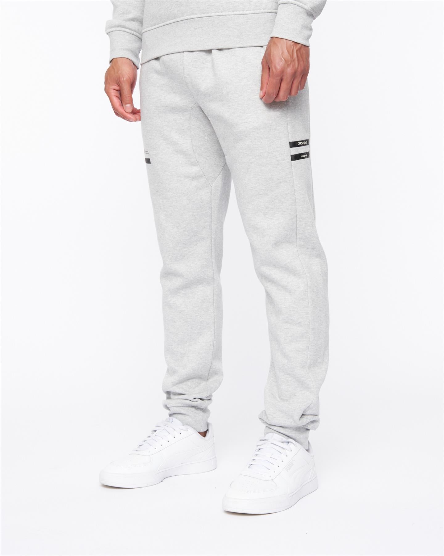 Mens Jennerkins Joggers Grey Marl