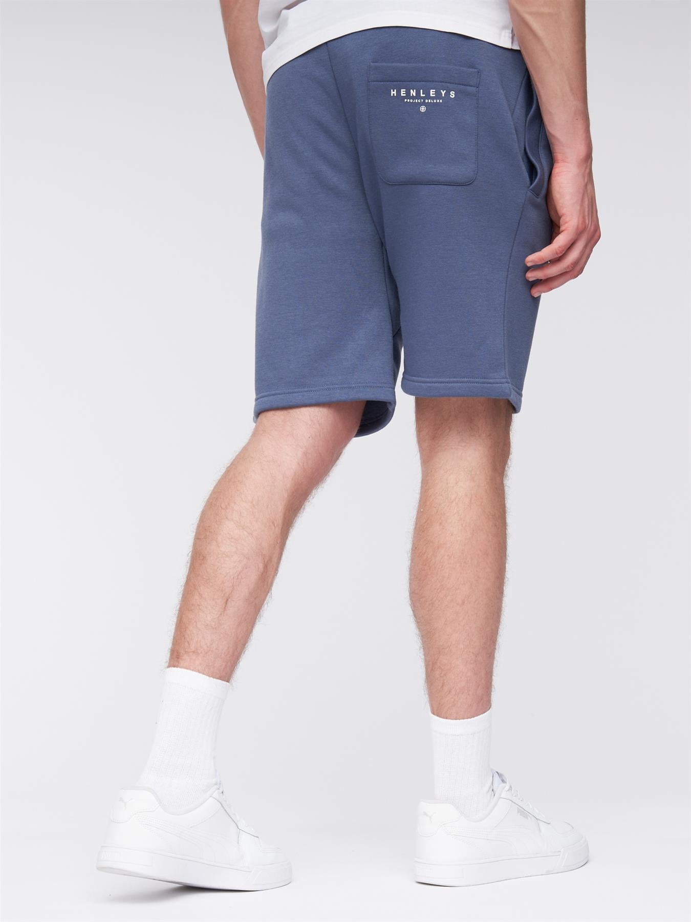 Mens Metafone Jog Shorts Deep Blue