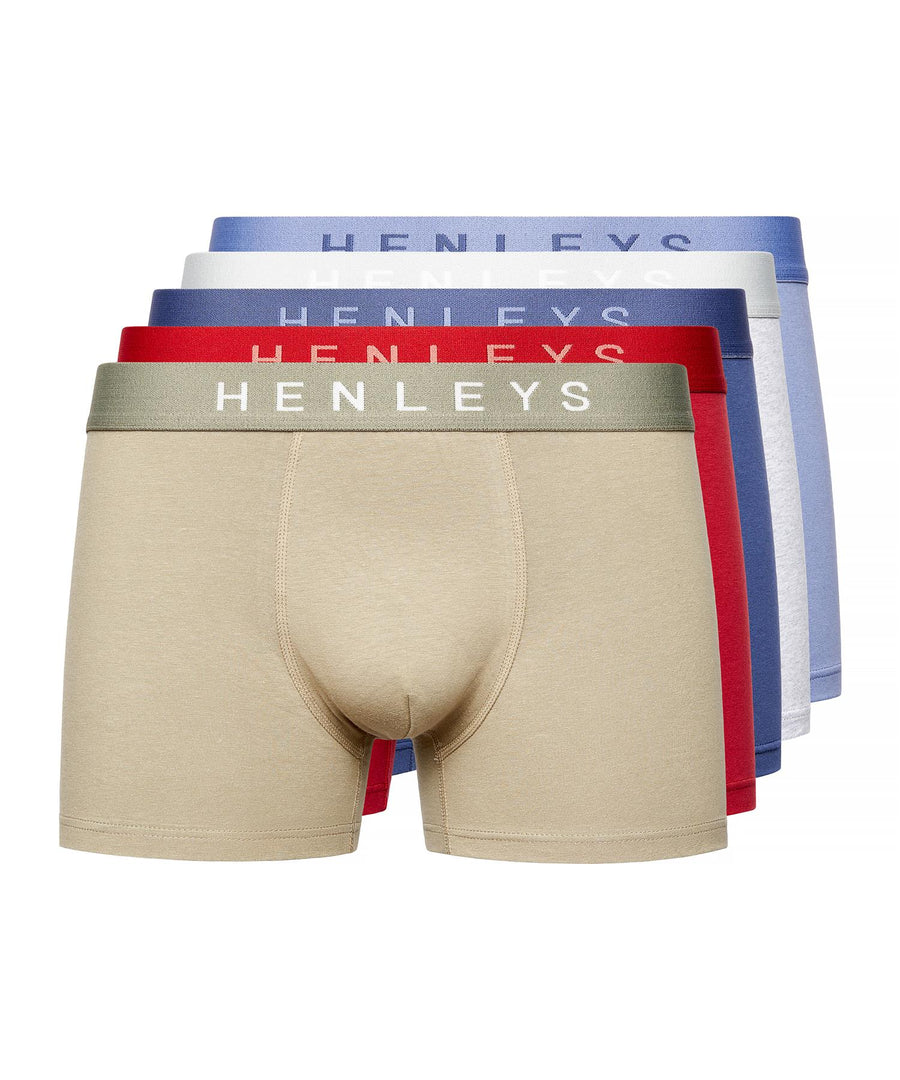 Mens Motley Boxers 5pk Assorted