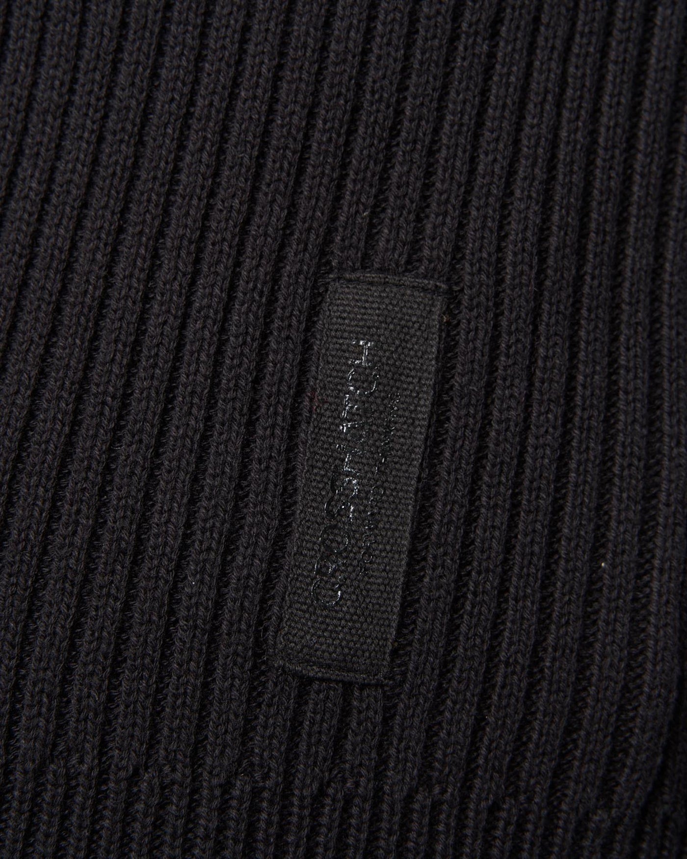 Mens Havaline 1/4 Zip Knit Black