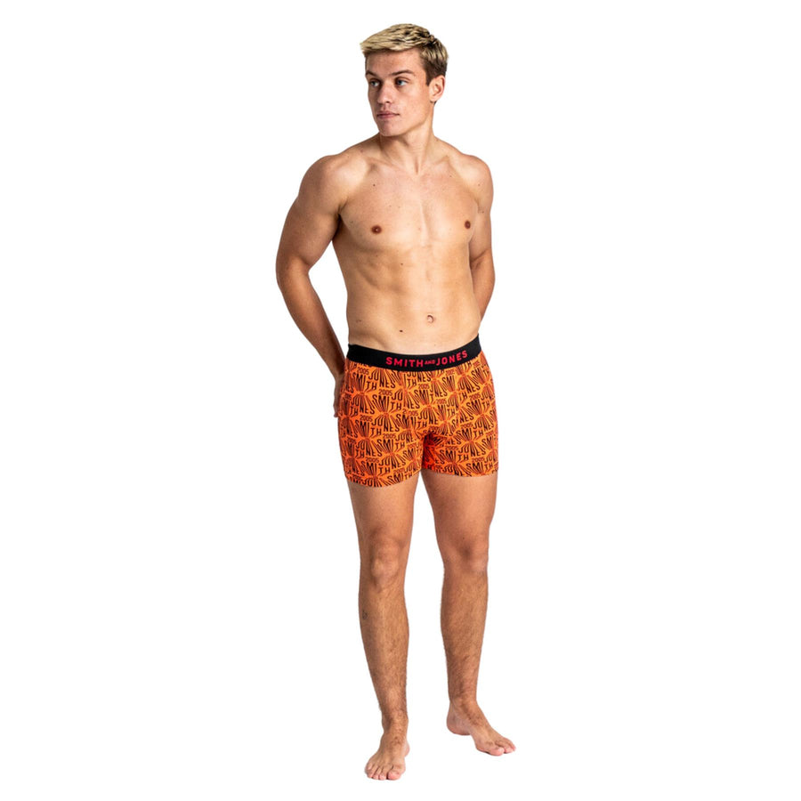 Men's Brevin Red Boxers 5pk Assorted