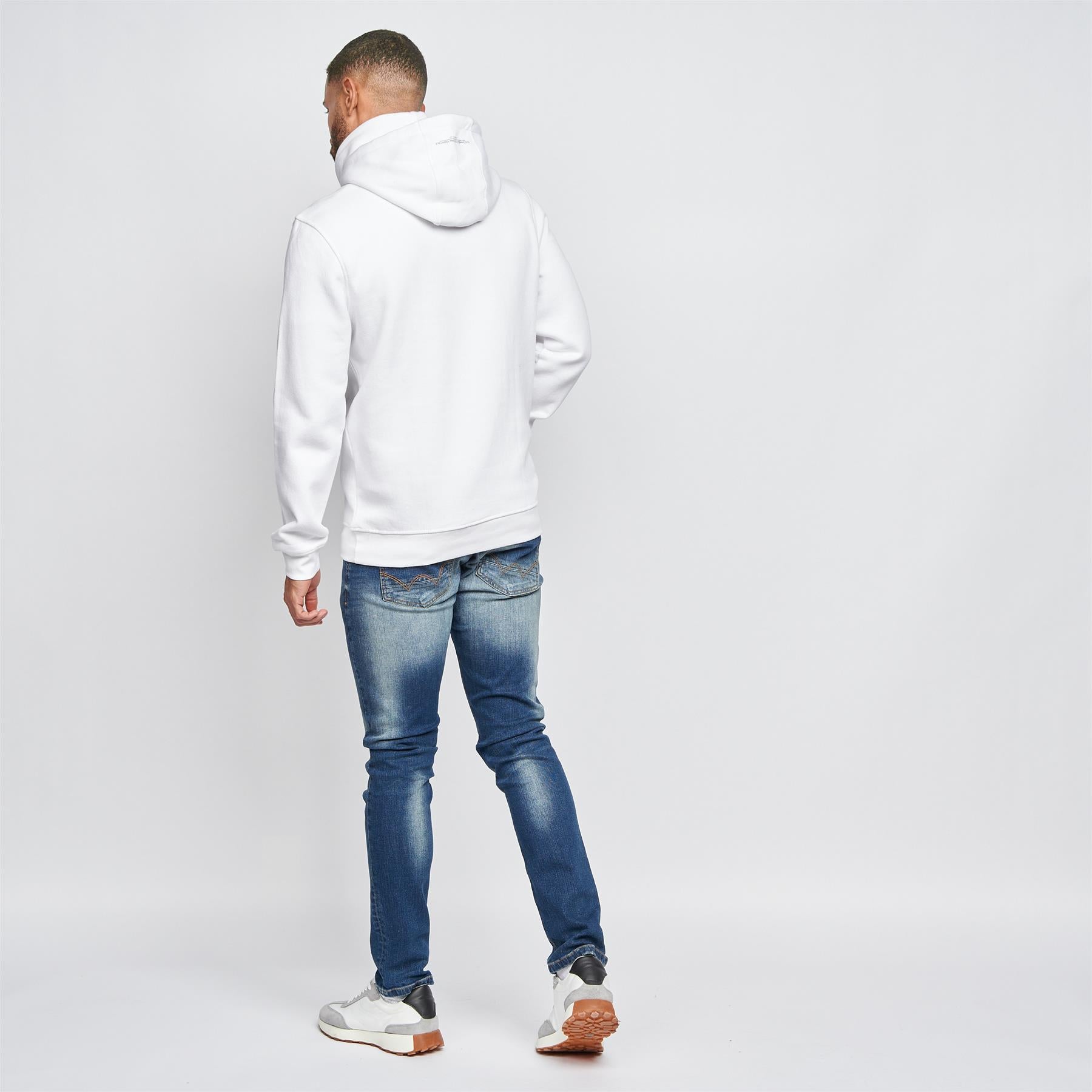 Mens Venmark Snood Sweat White