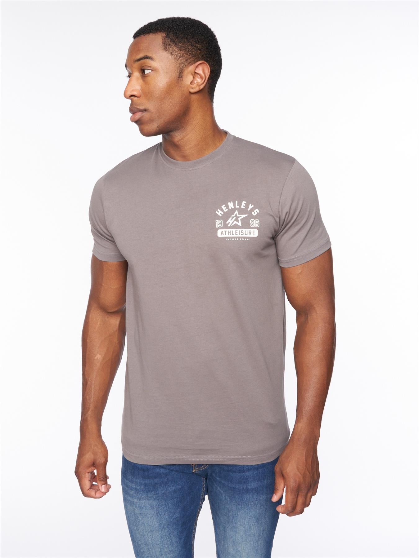 Mens Upton T-Shirt Dark Grey