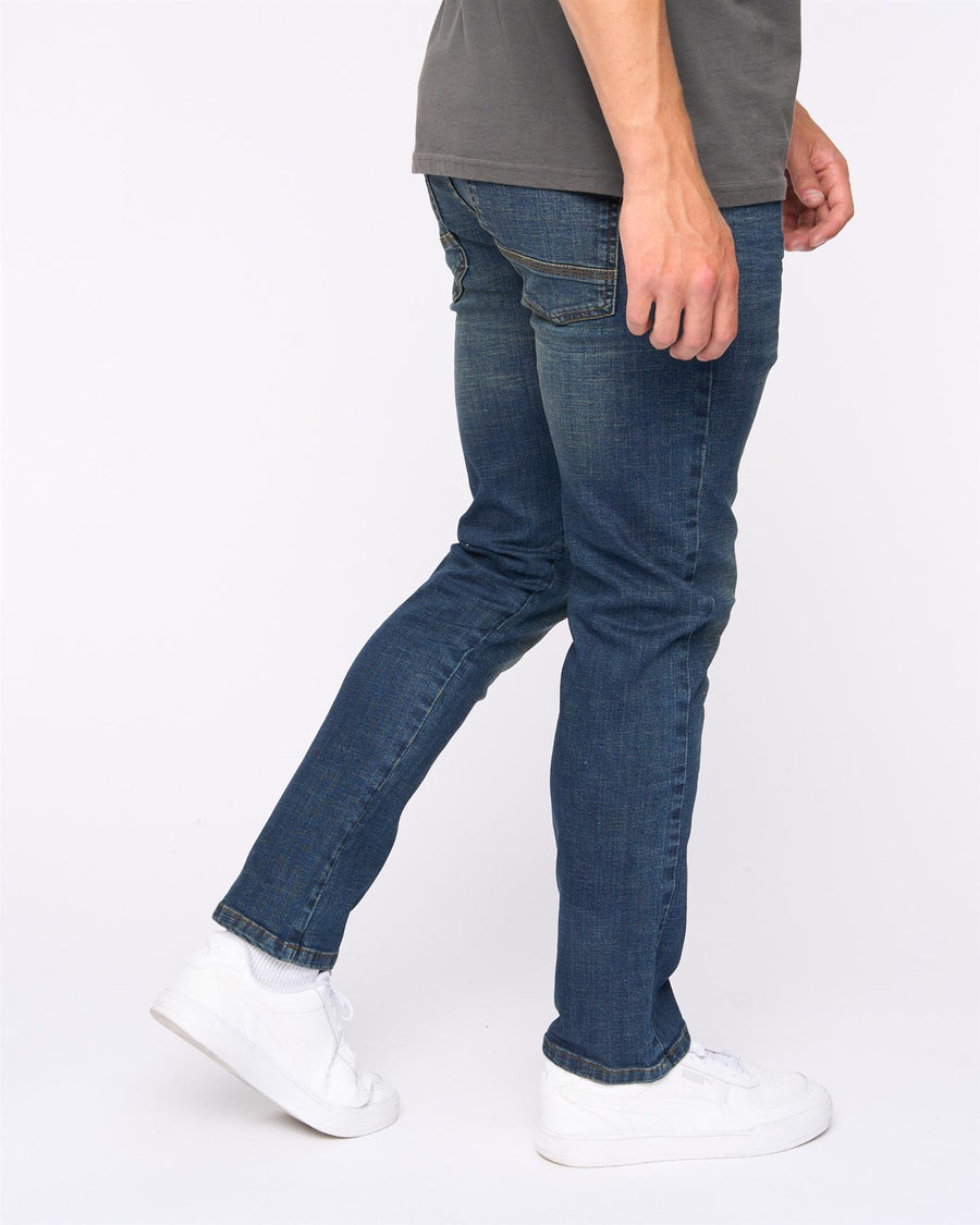 Mens Newbury Straight Fit Jeans Dark Wash