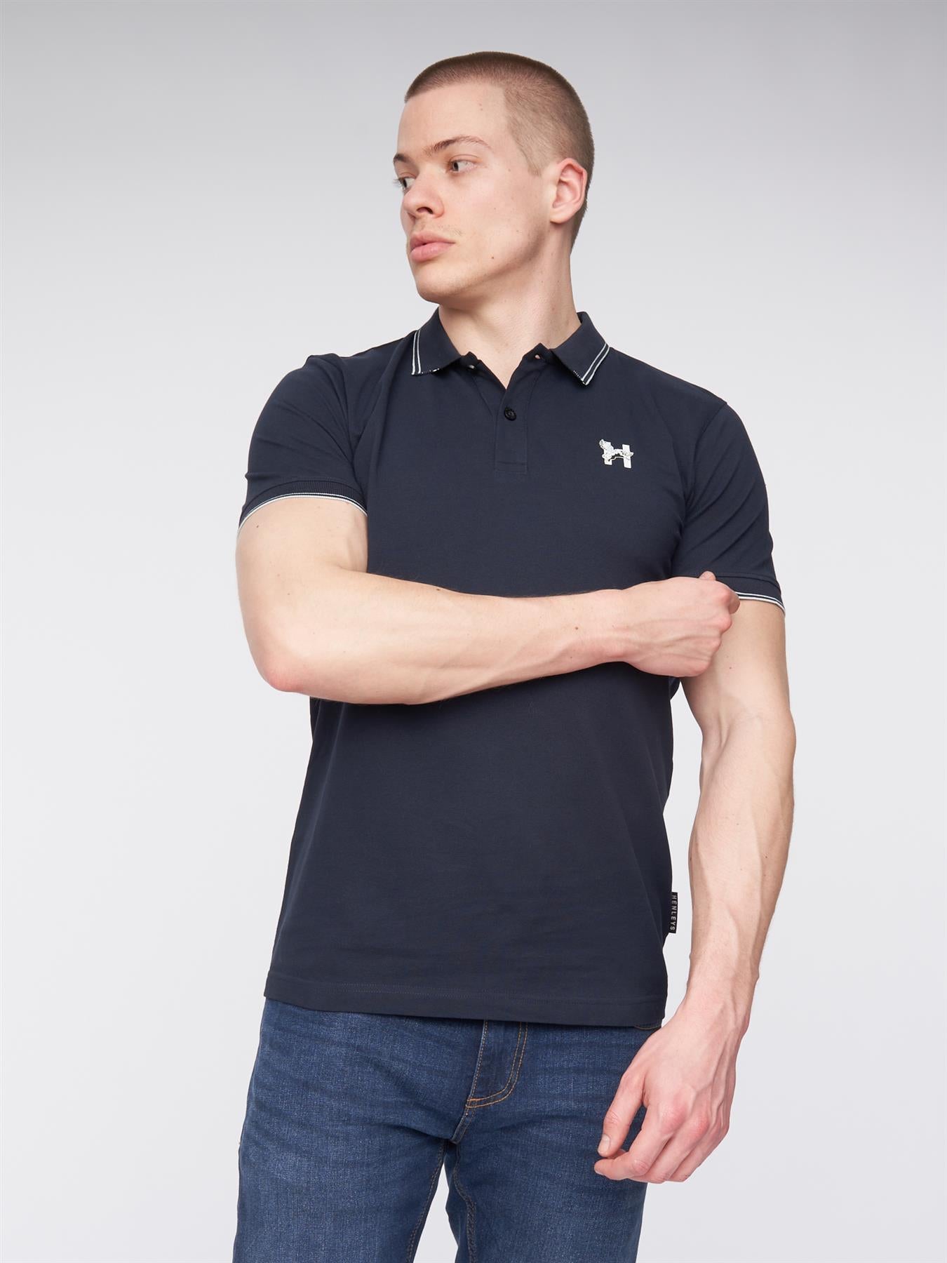 Henflare Polo Navy