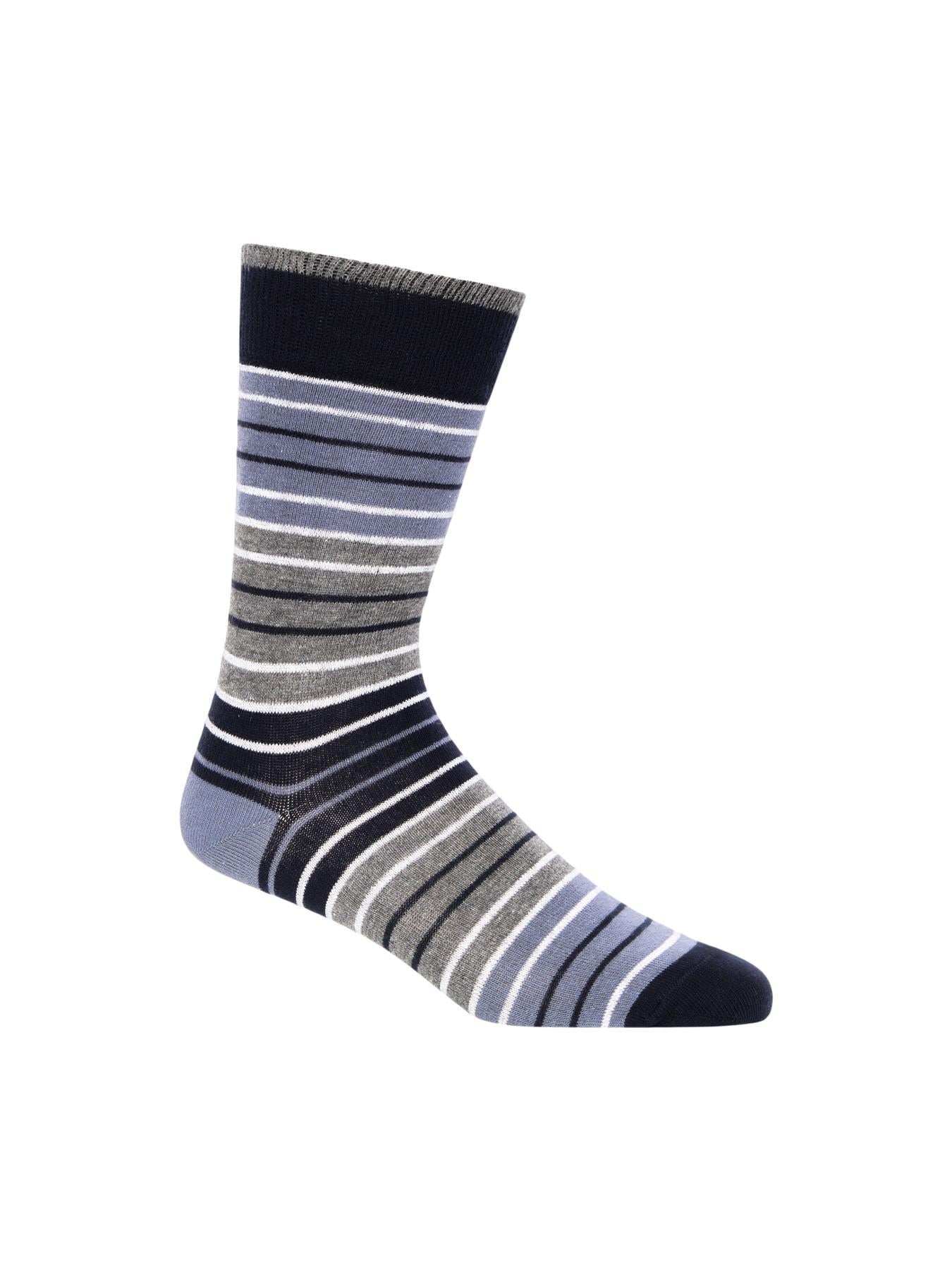 Mens Bellion Blue Socks 7pk Assorted