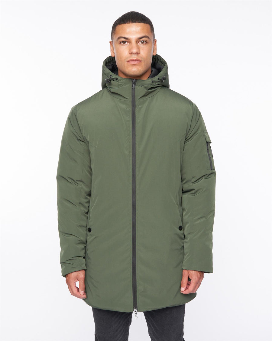 Mens Mantrax Padded Jacket Dark Olive