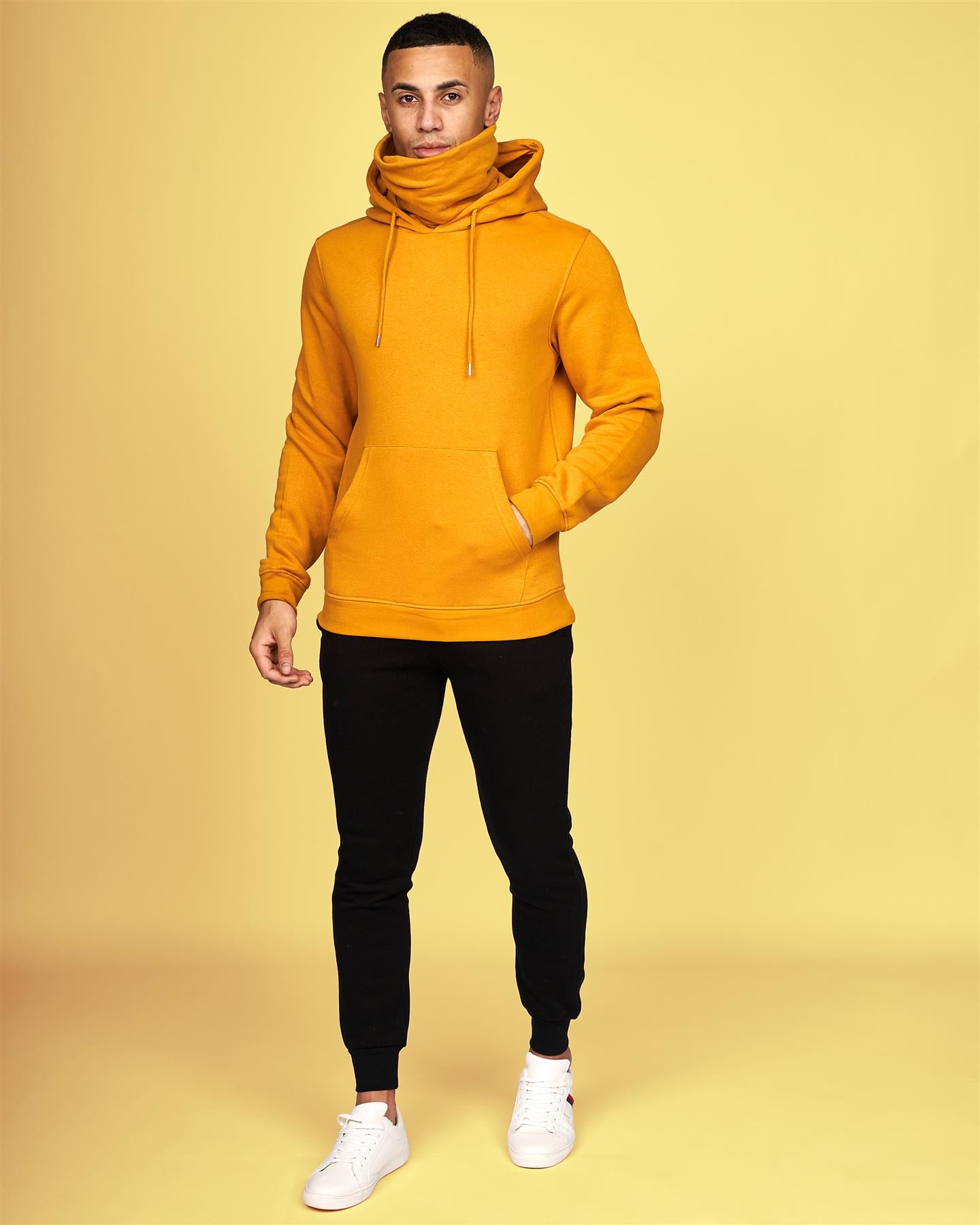 Mens Venmark Snood Sweat Yellow