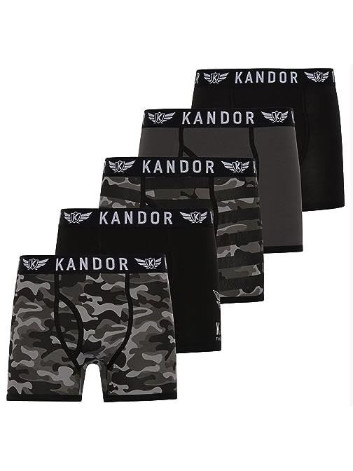 Men's Camobee Boxers 5pk Grey Camo