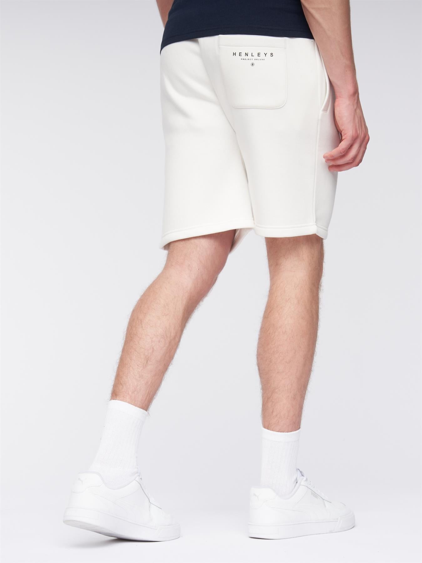 Mens Metafone Jog Shorts Off White