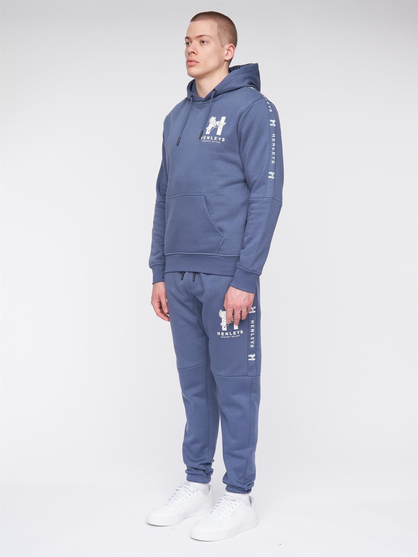 Mens Tapehen Joggers Deep Blue