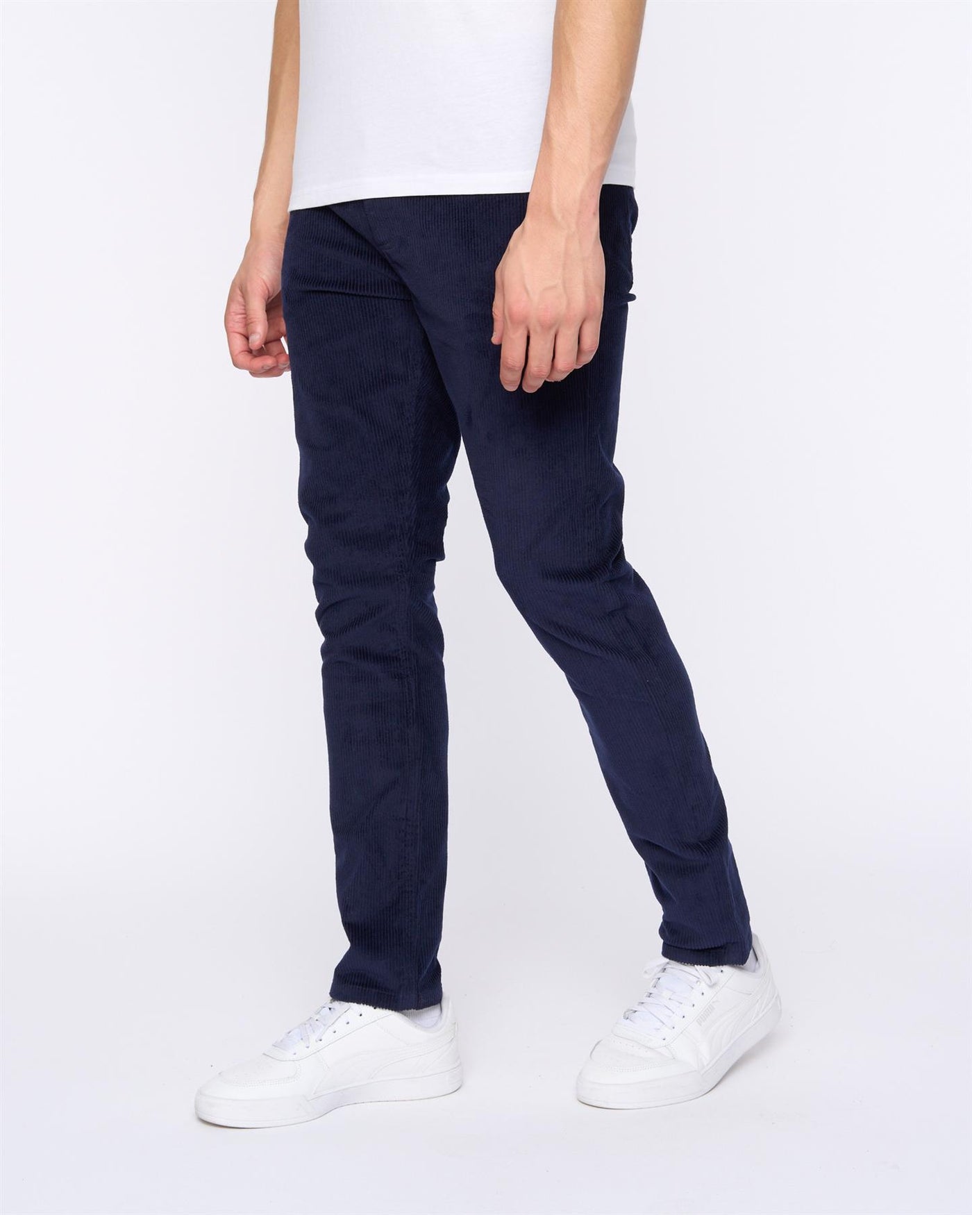 Mens Cordsome Trousers Navy