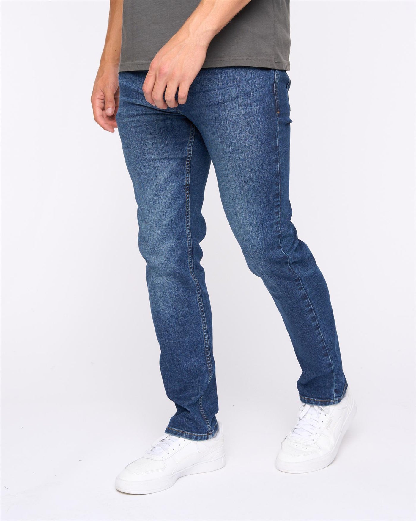 Mens Abingdon Slim Fit Jeans Dark Wash