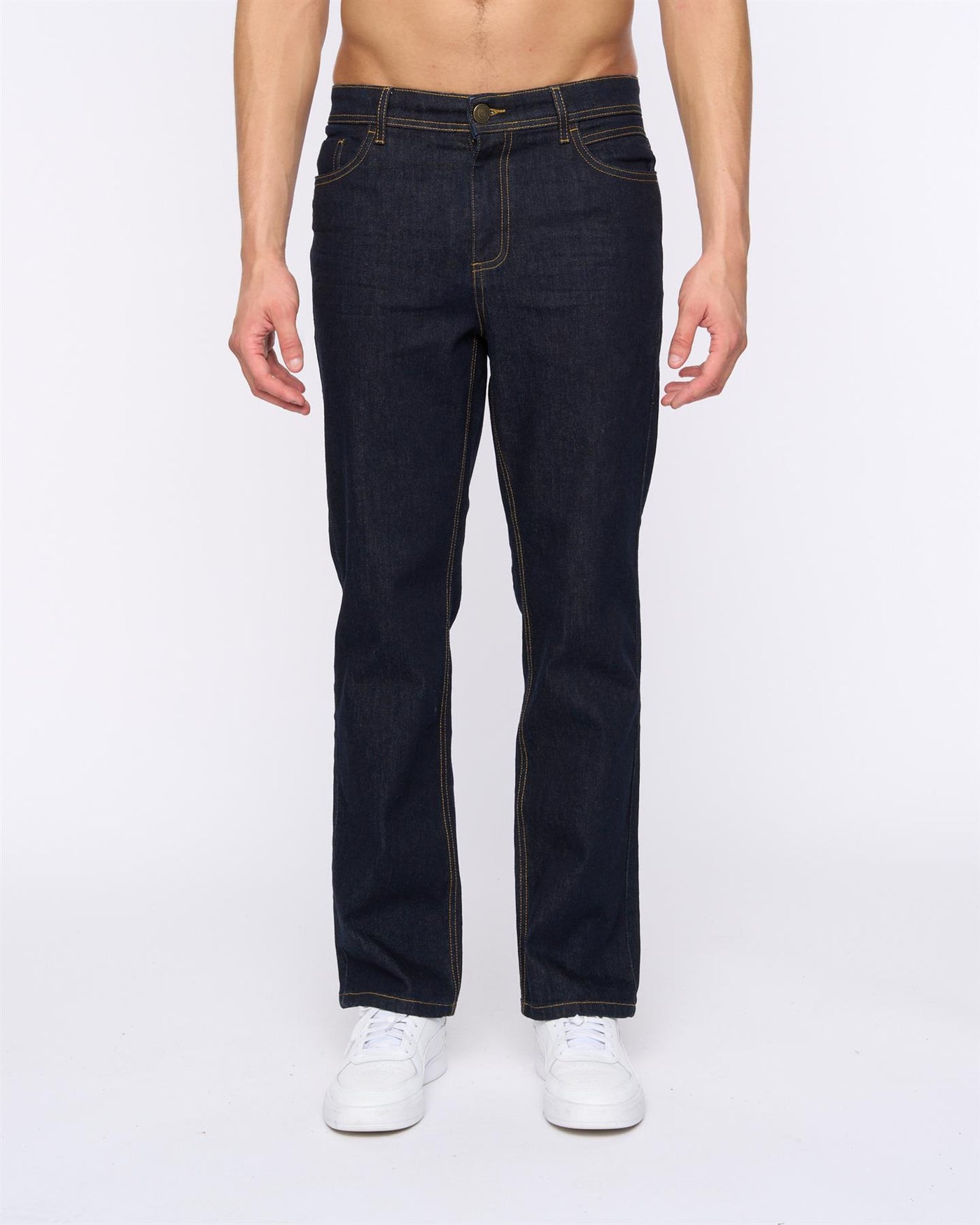 Mens Hydras Straight Leg Jeans Raw Wash