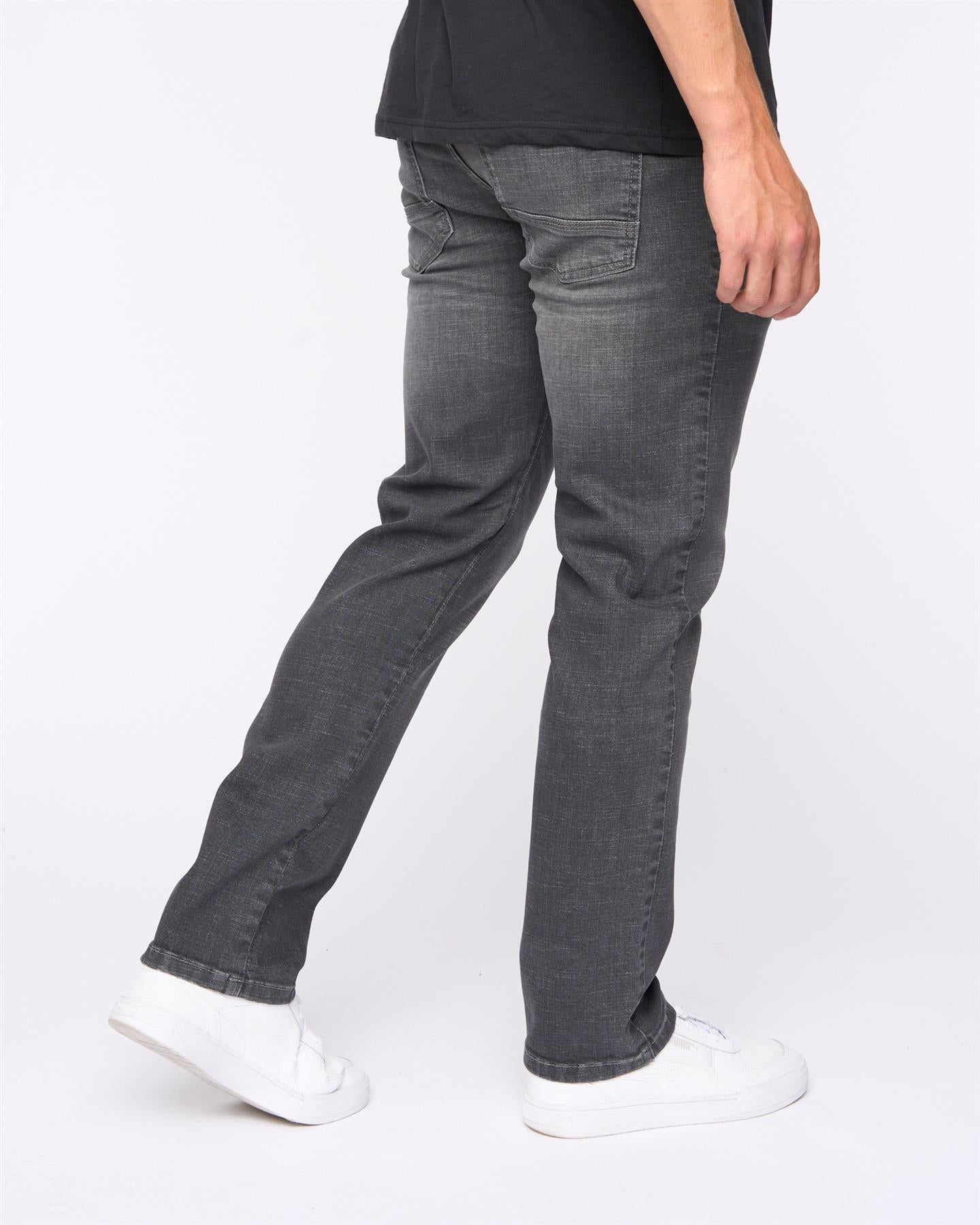 Mens Newbury Straight Fit Jeans Grey Wash