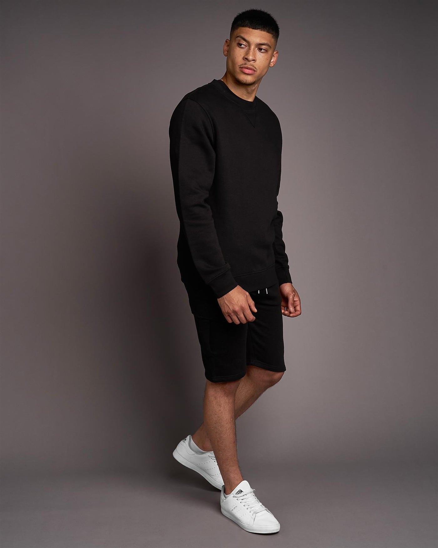 Mens Cranwood Crew Sweat Black