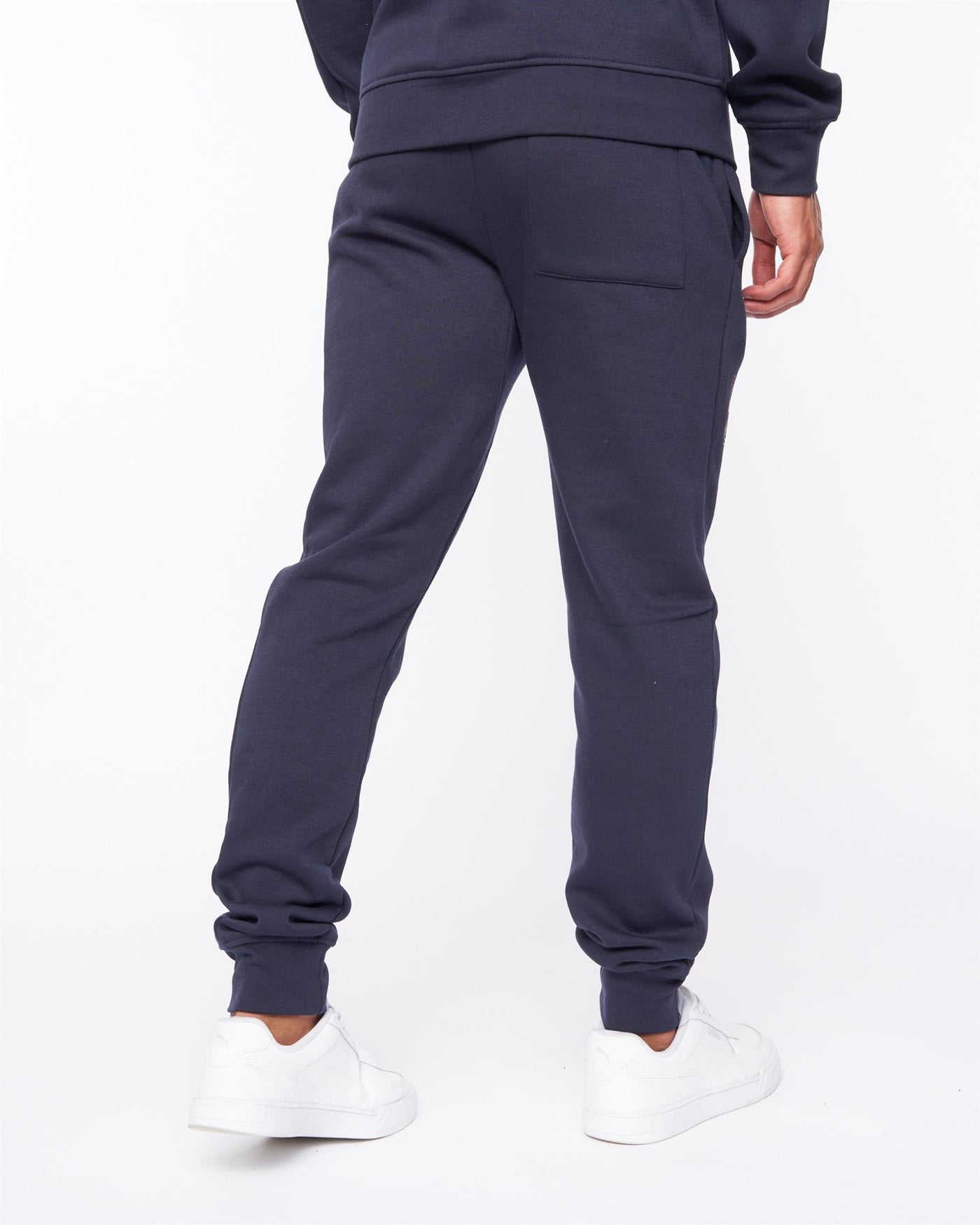 Mens Jennerkins Crew Sweat & Joggers Set Navy