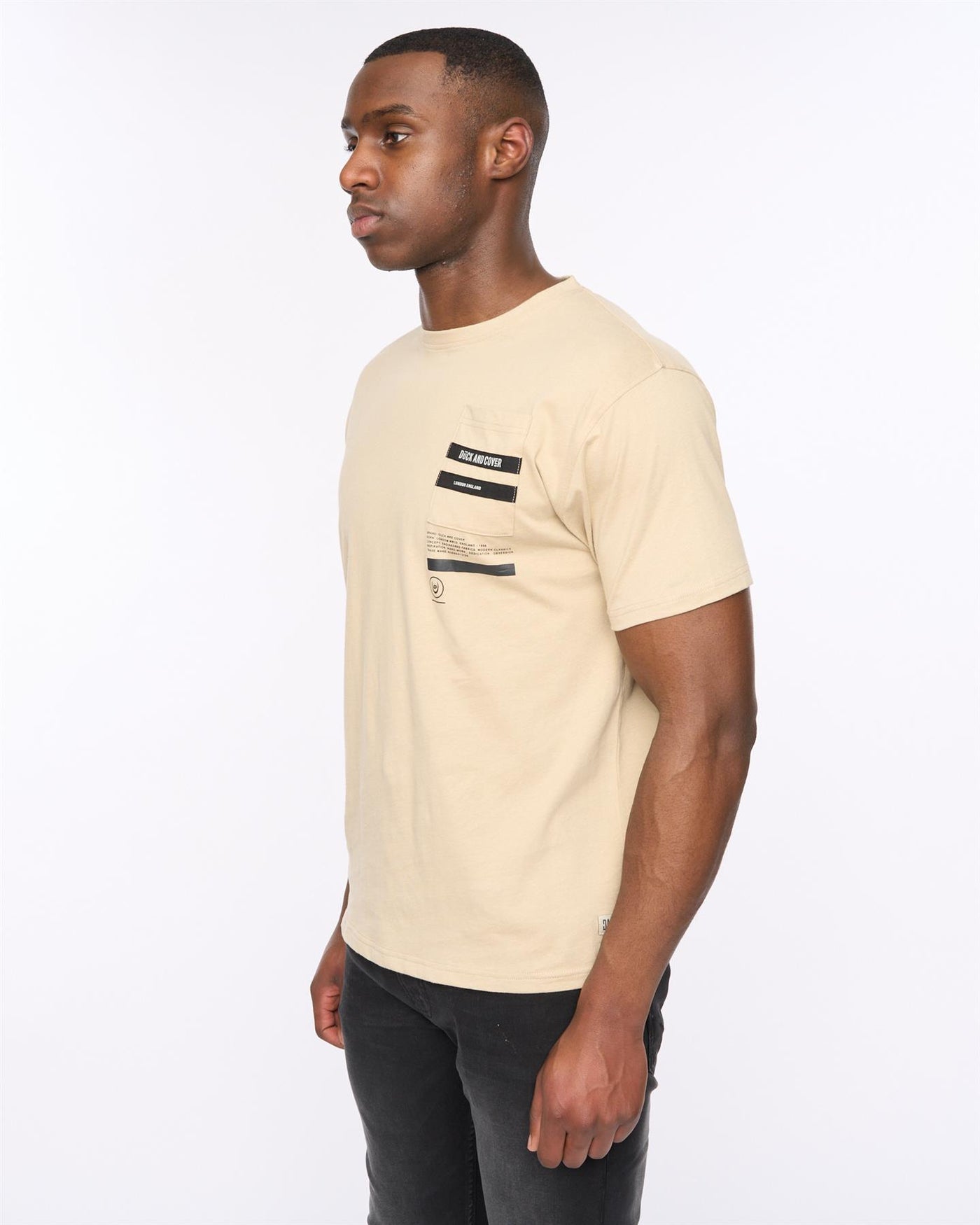 Mens Heningys T-Shirt Greige