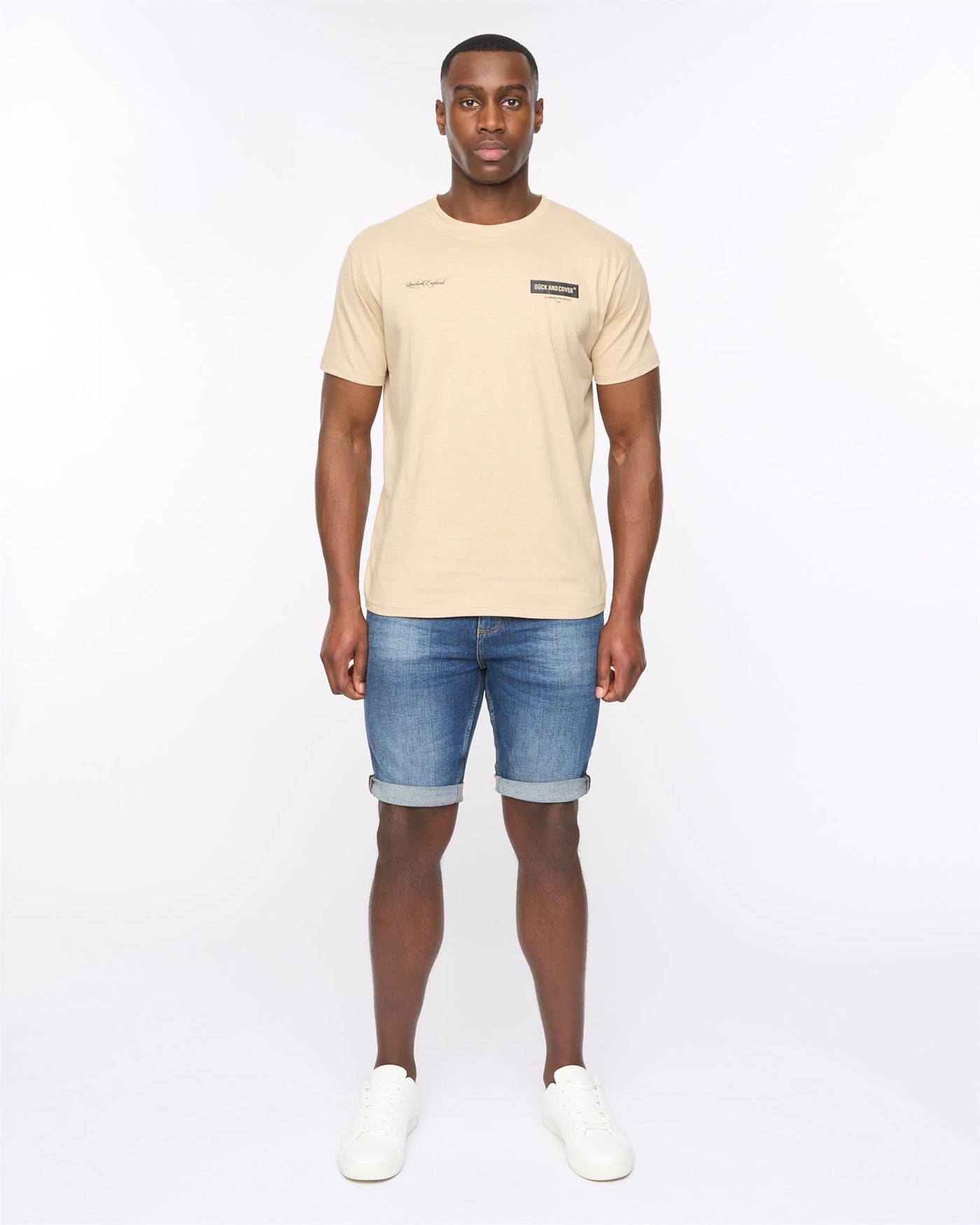 Mens Mersak T-Shirt Greige