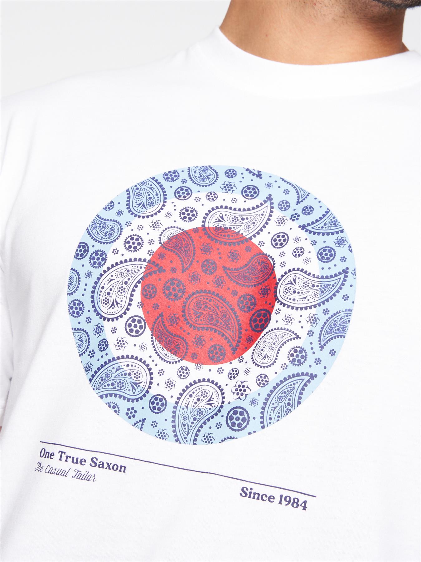 Paisley T-Shirt Optic White