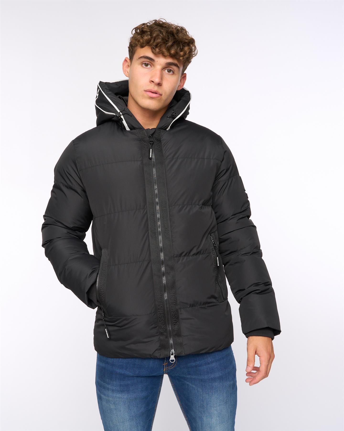 Mens Sandbox Hooded Jacket Black