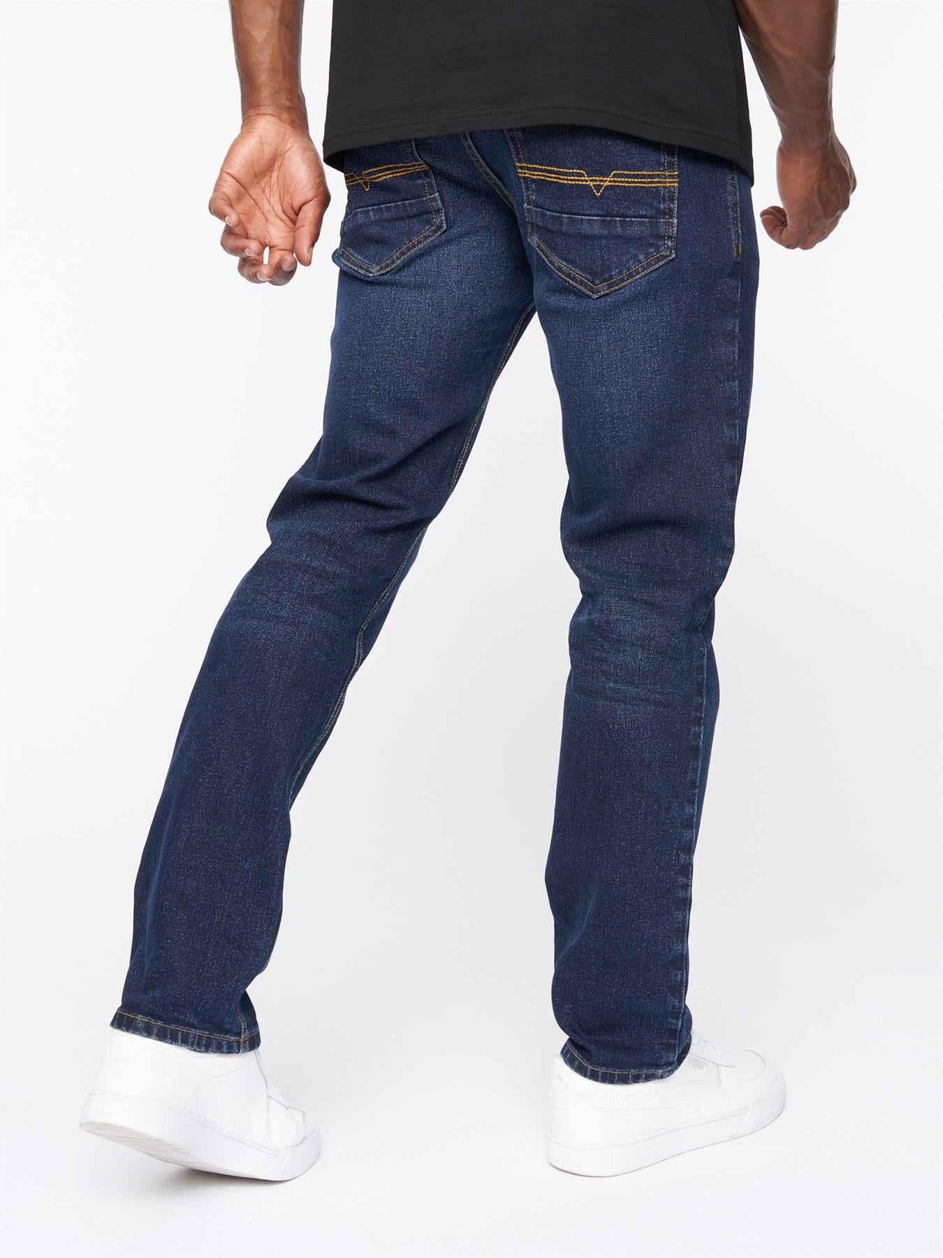 Chas Straight Fit Jeans Dark Wash