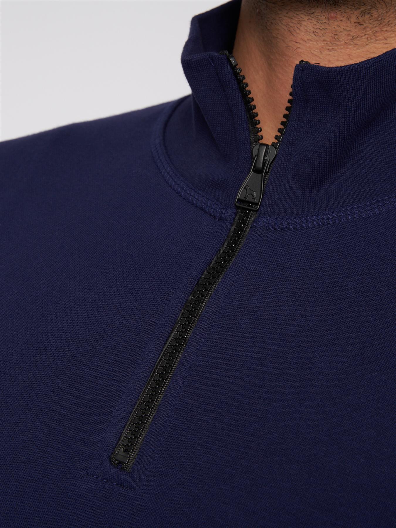 Dexon Quarter Zip Hoodie Navy