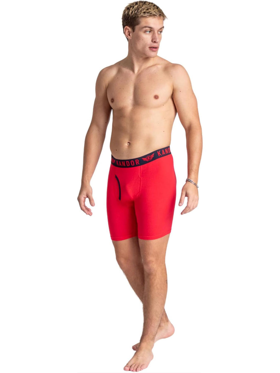 Men's Trunken Boxers 3pk Red