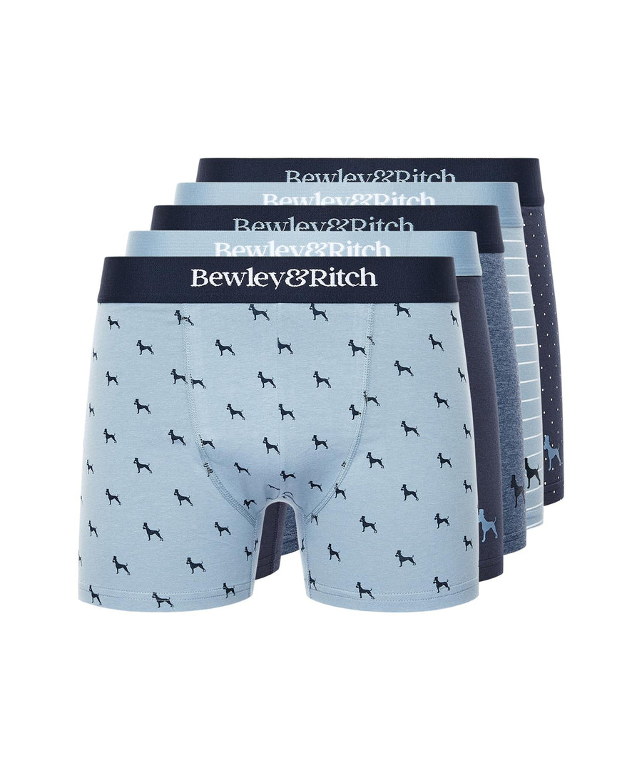 Mens Mirador Boxers 5pk Assorted