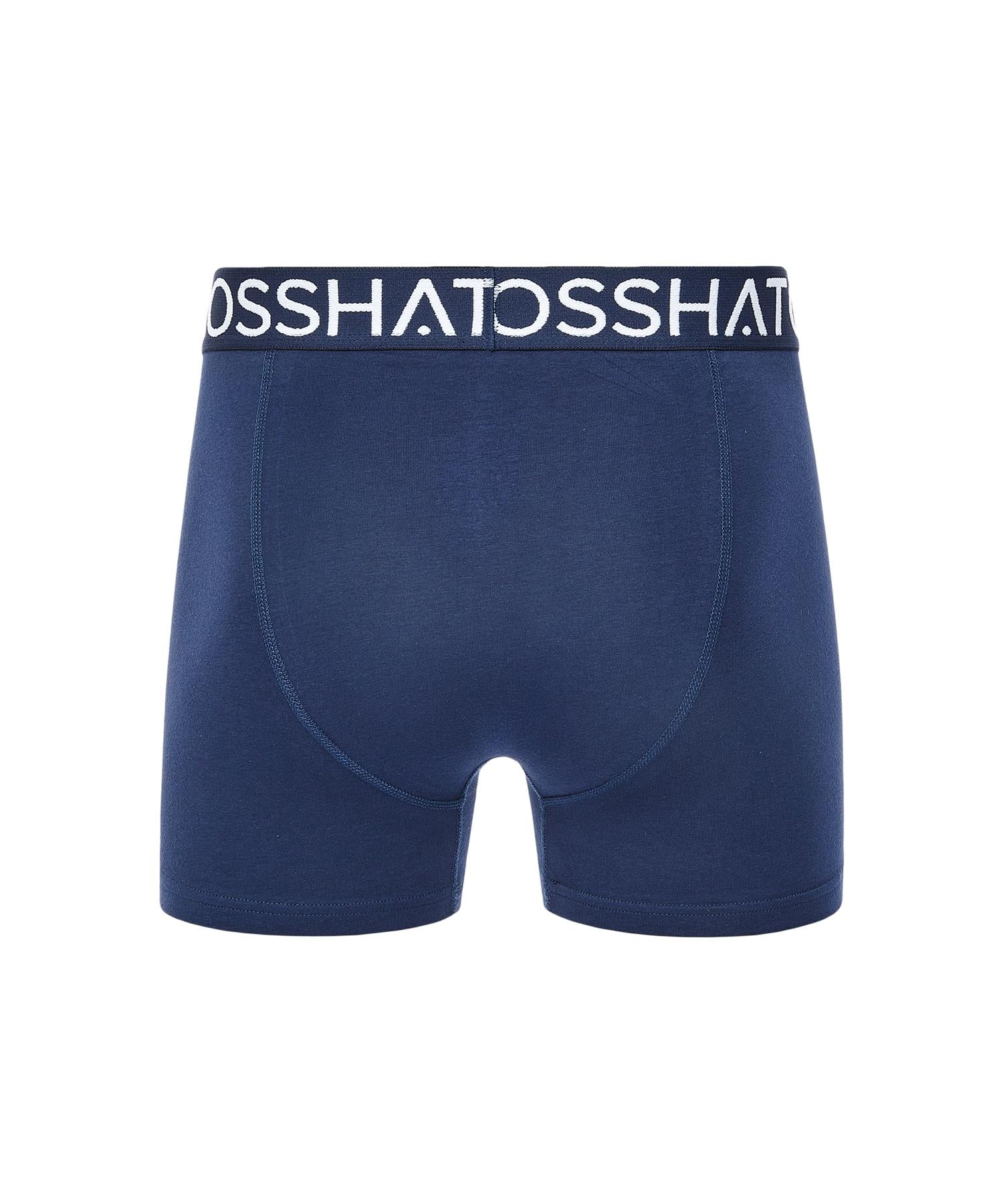 Mens Bresler Boxers 3pk Navy