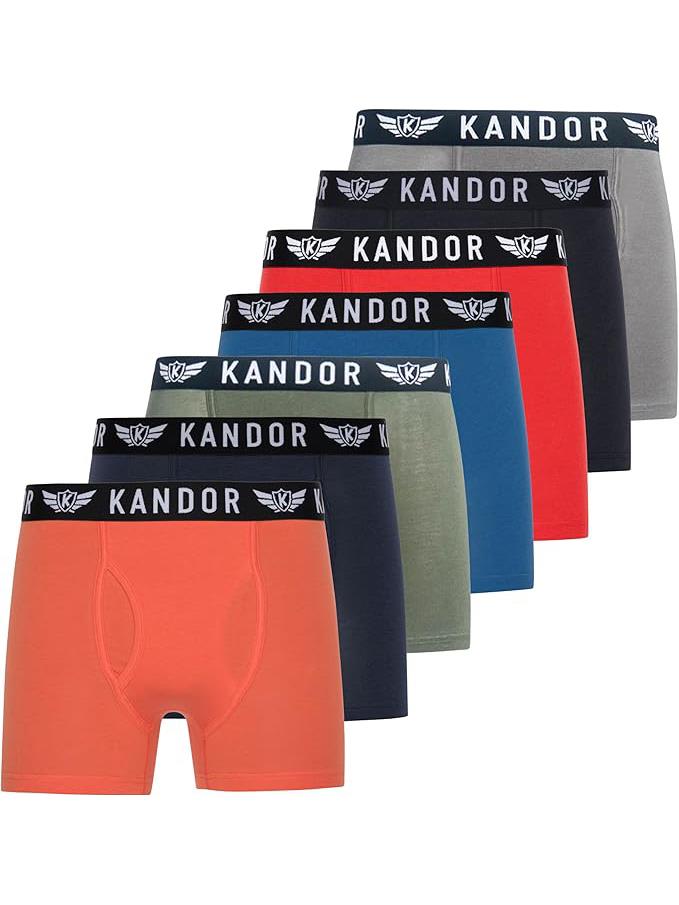 Men's Bambers Boxers 7pk Orange