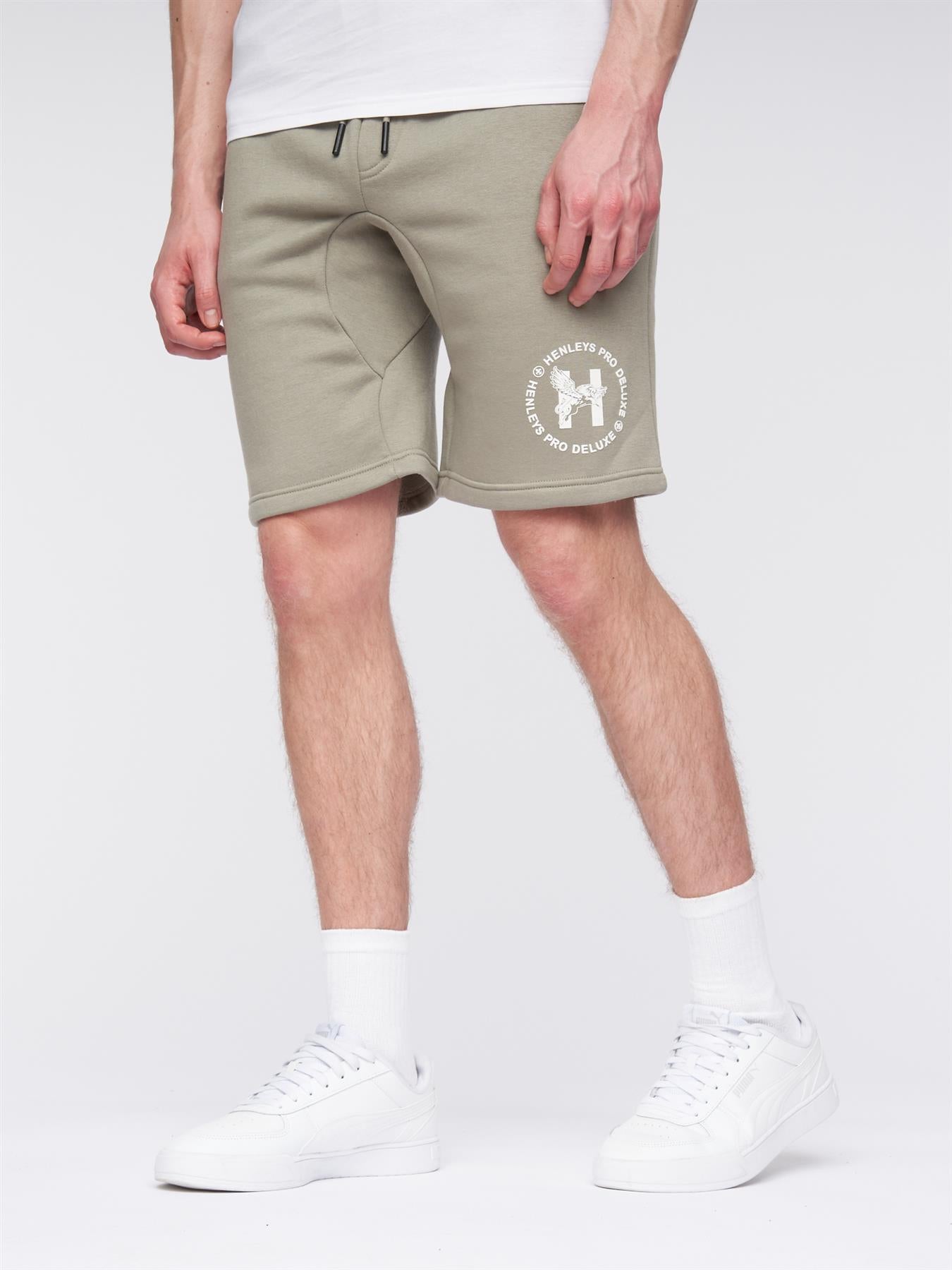 Mens Metafone Jog Shorts Dusty Olive