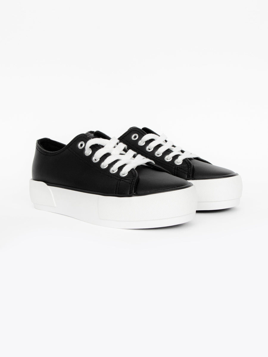 Ladies Millie Trainers Black/White