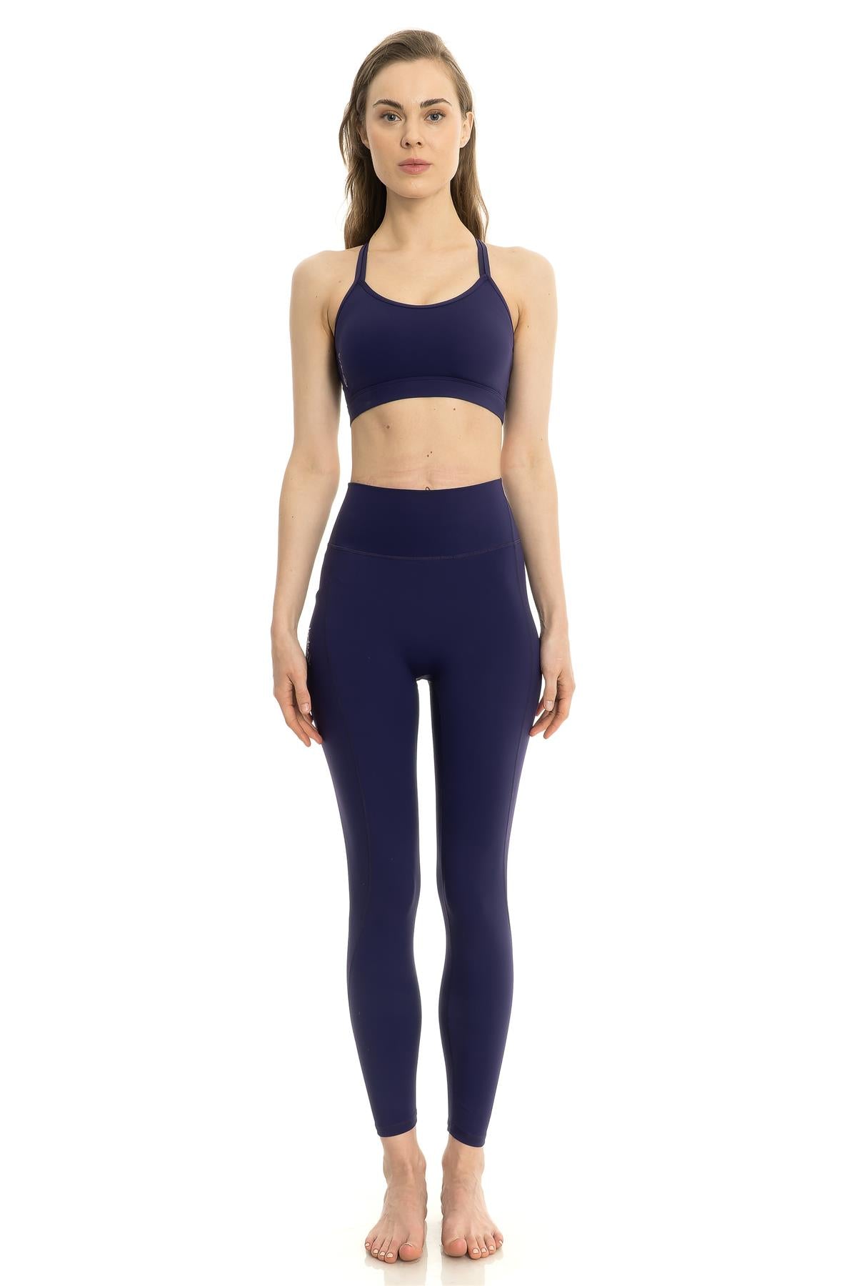 Arya  Pocket Leggings Navy