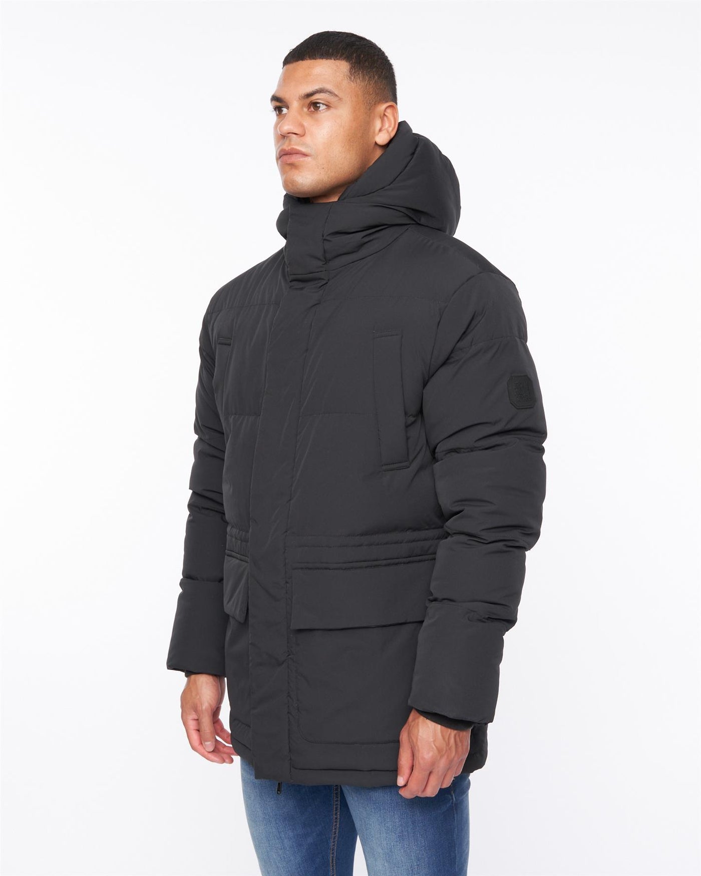 Mens Fletchley Puffer Jacket Black