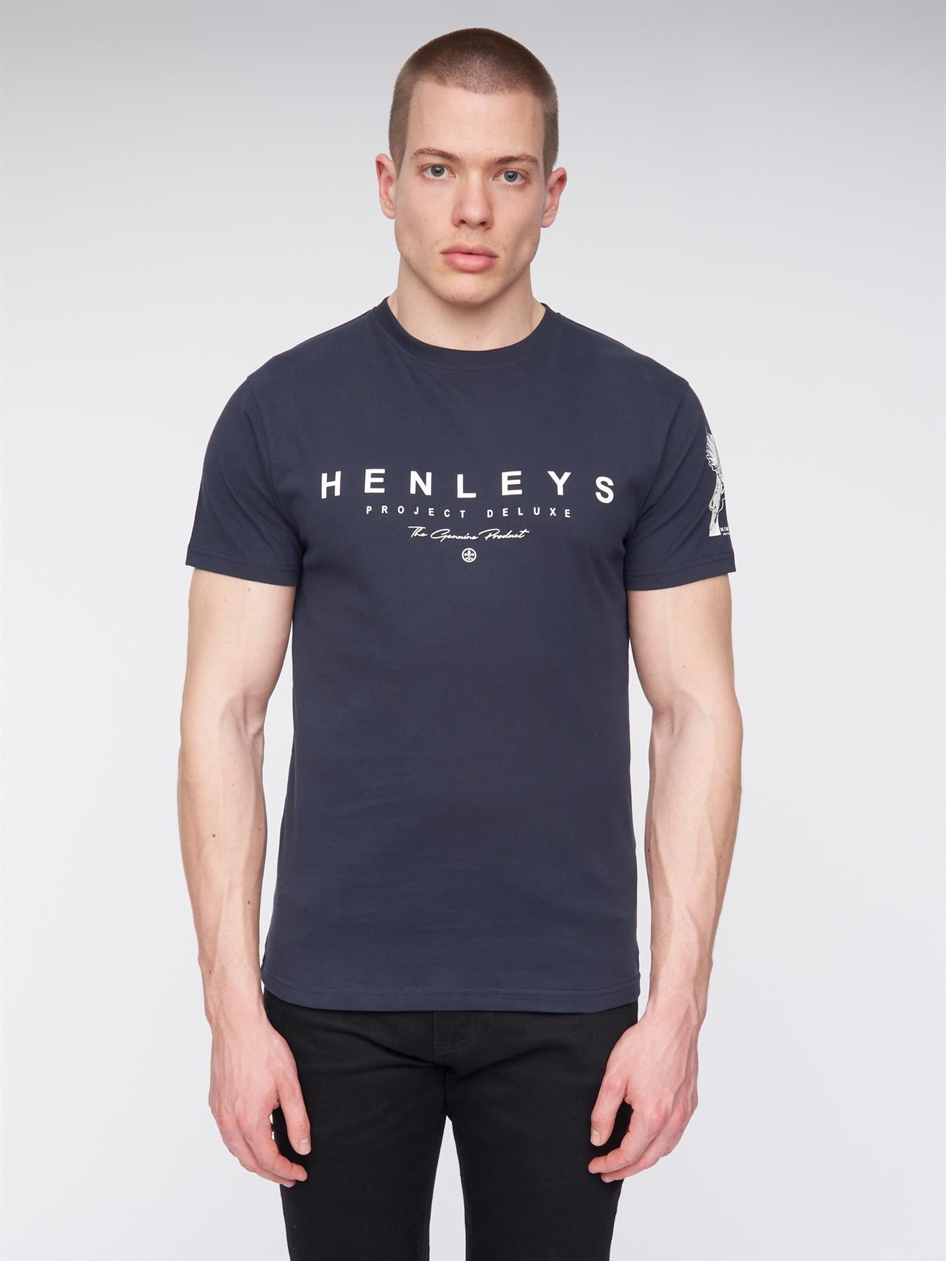 Mens Hentyme T-Shirt Navy