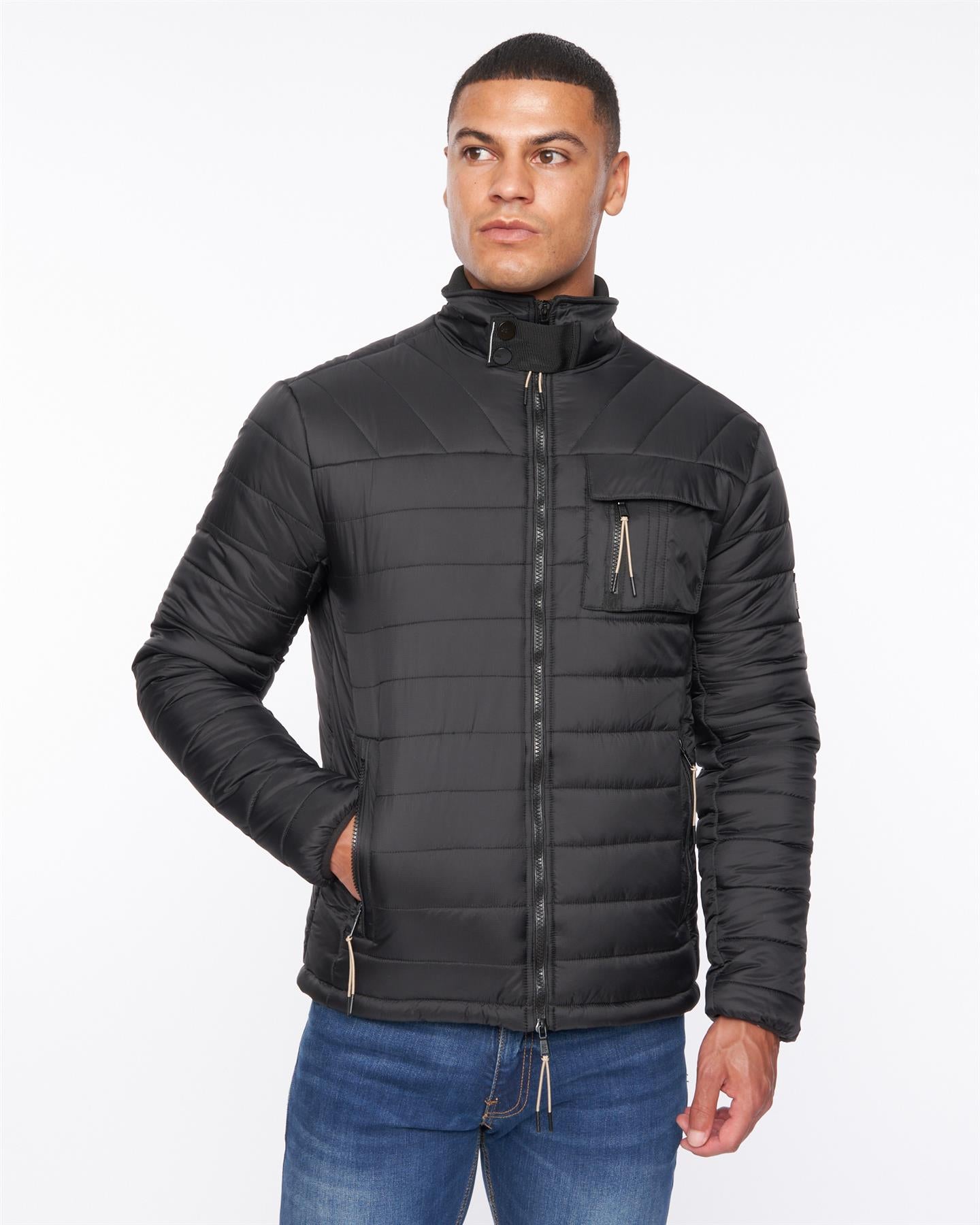 Mens Carricore Padded Jacket Black