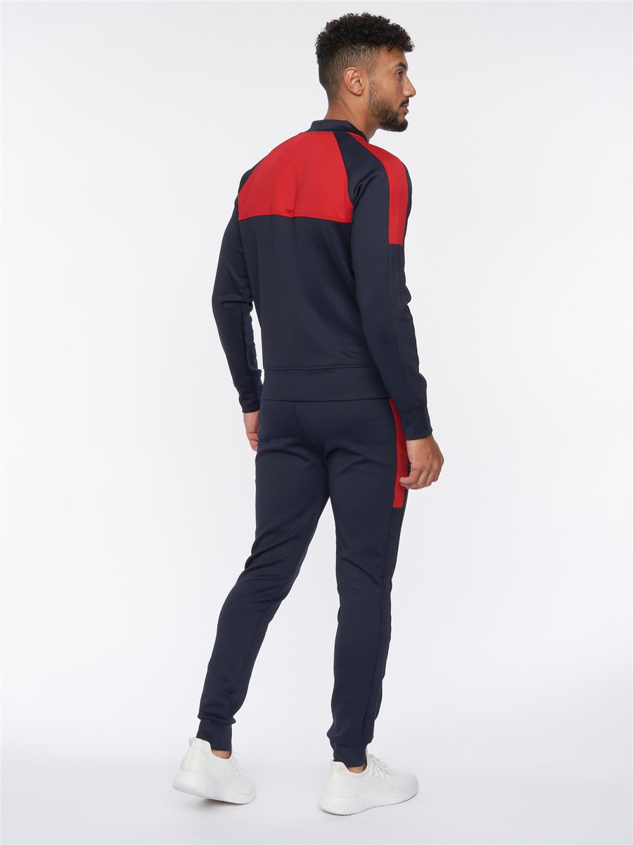 Daxton Tracksuit Navy/Red