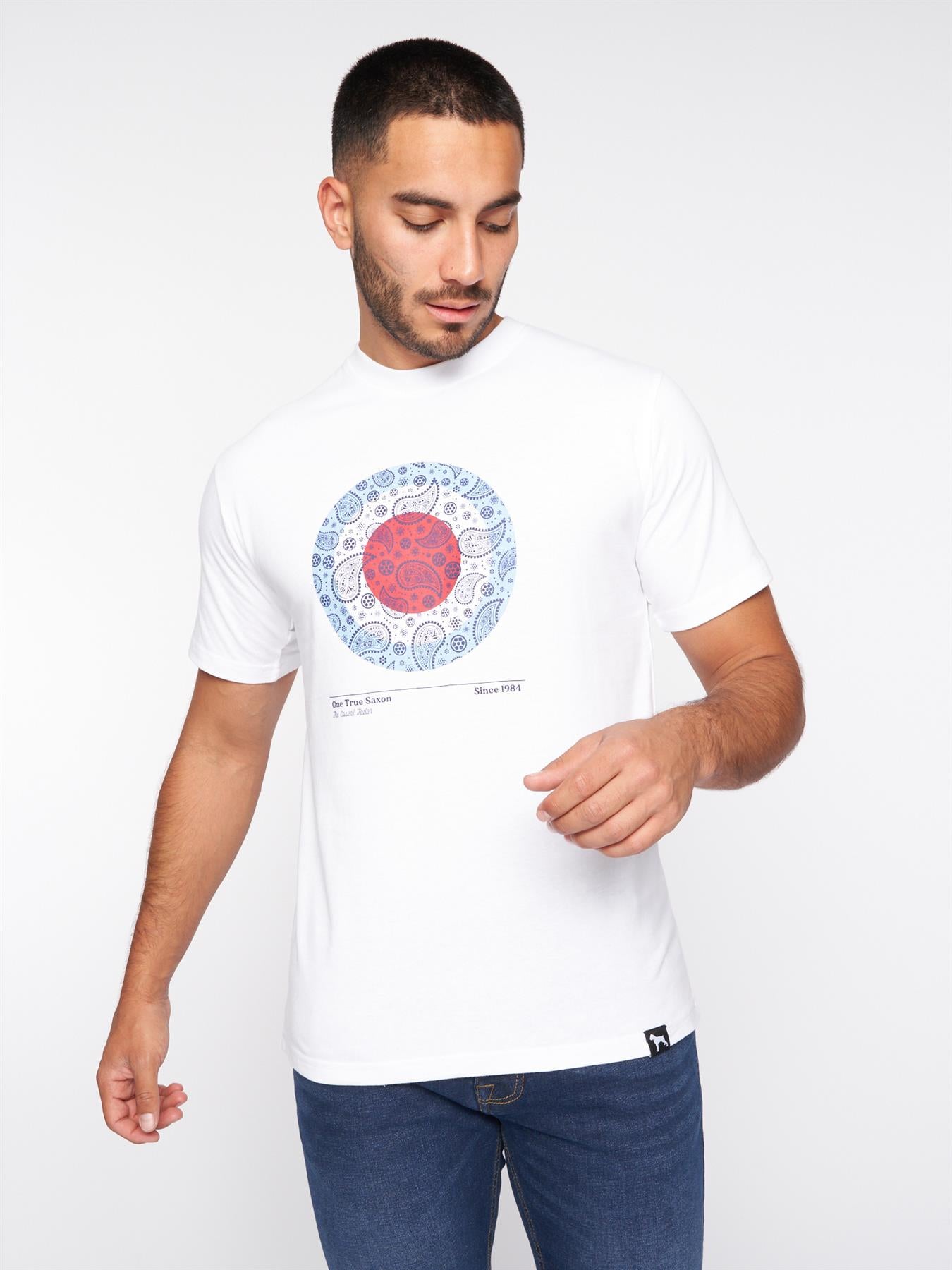 Paisley T-Shirt Optic White