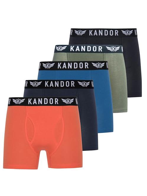 Men's Bambers Boxers 5pk Orange