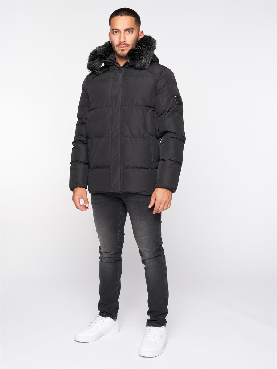 Mens Omarez 2.0 Short Puffer Jacket Black